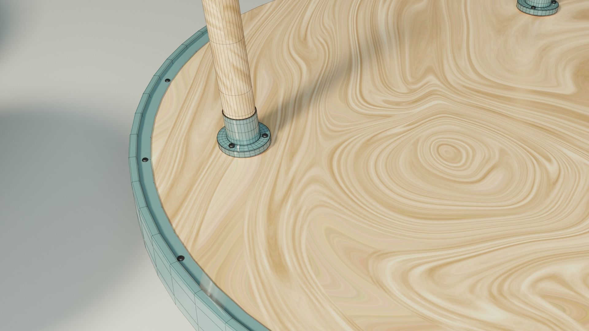 Coffee Table Set Minimalist Modern Three Variations 3D model_7