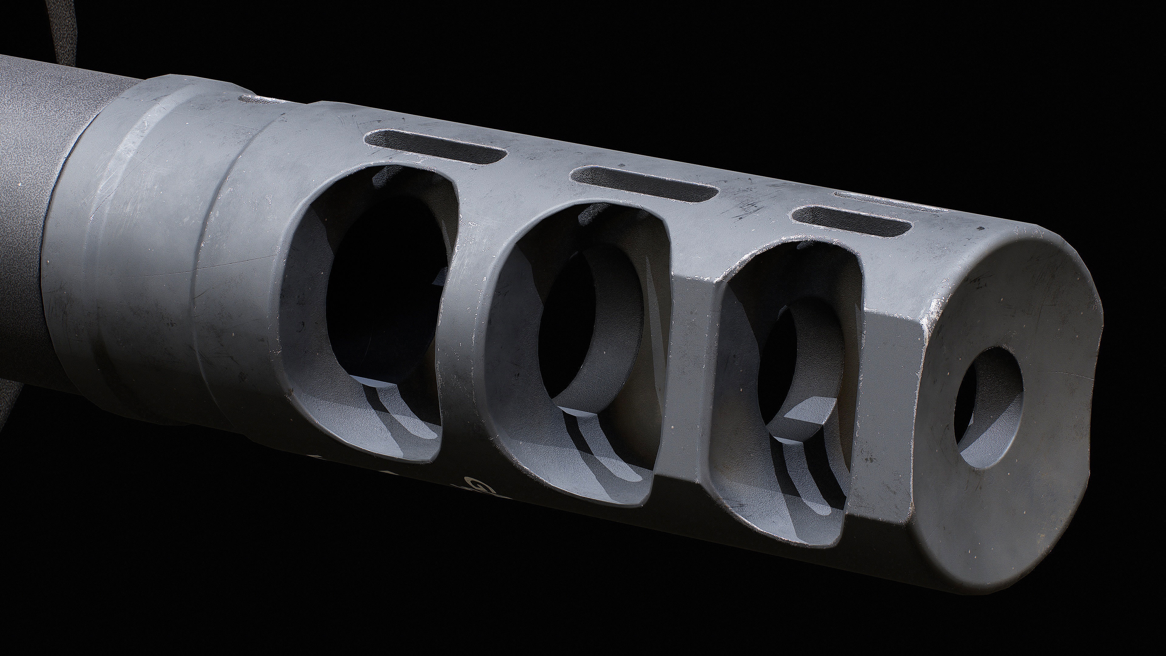 Ar15 AAA 3D Model Game Asset For FPS Low-poly 3D model_18