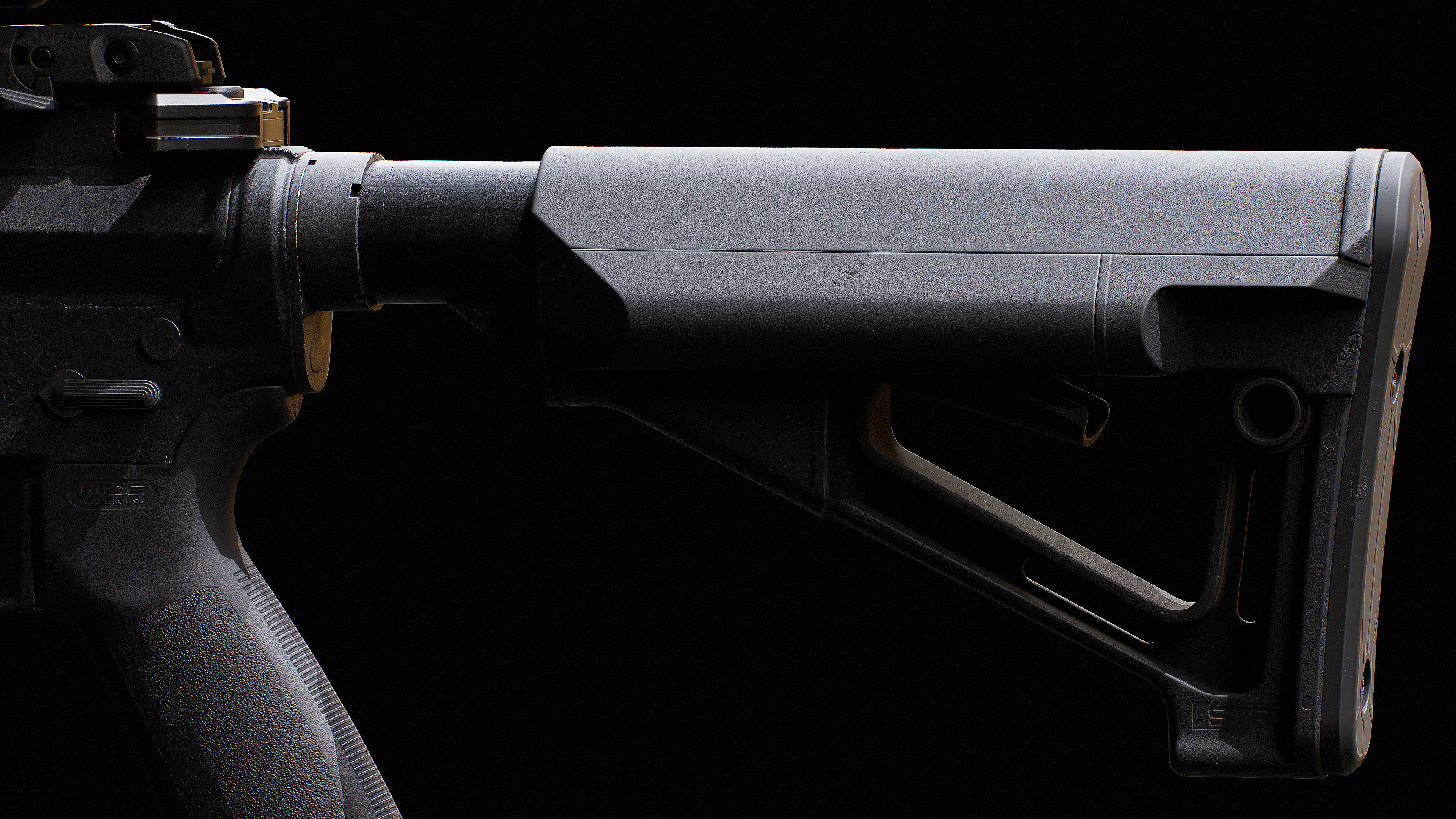 Ar15 AAA 3D Model Game Asset For FPS Low-poly 3D model_17