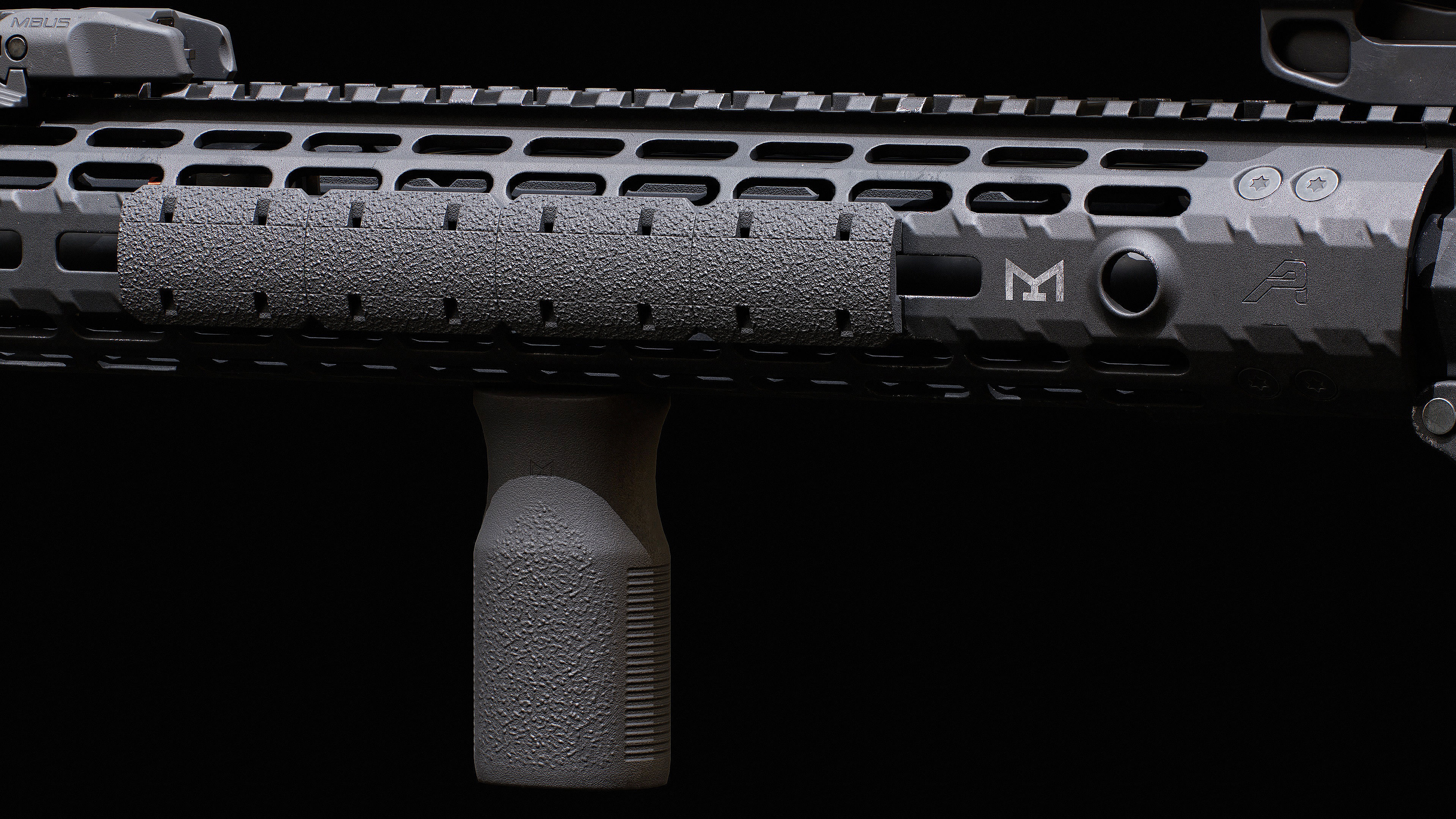 Ar15 AAA 3D Model Game Asset For FPS Low-poly 3D model_13