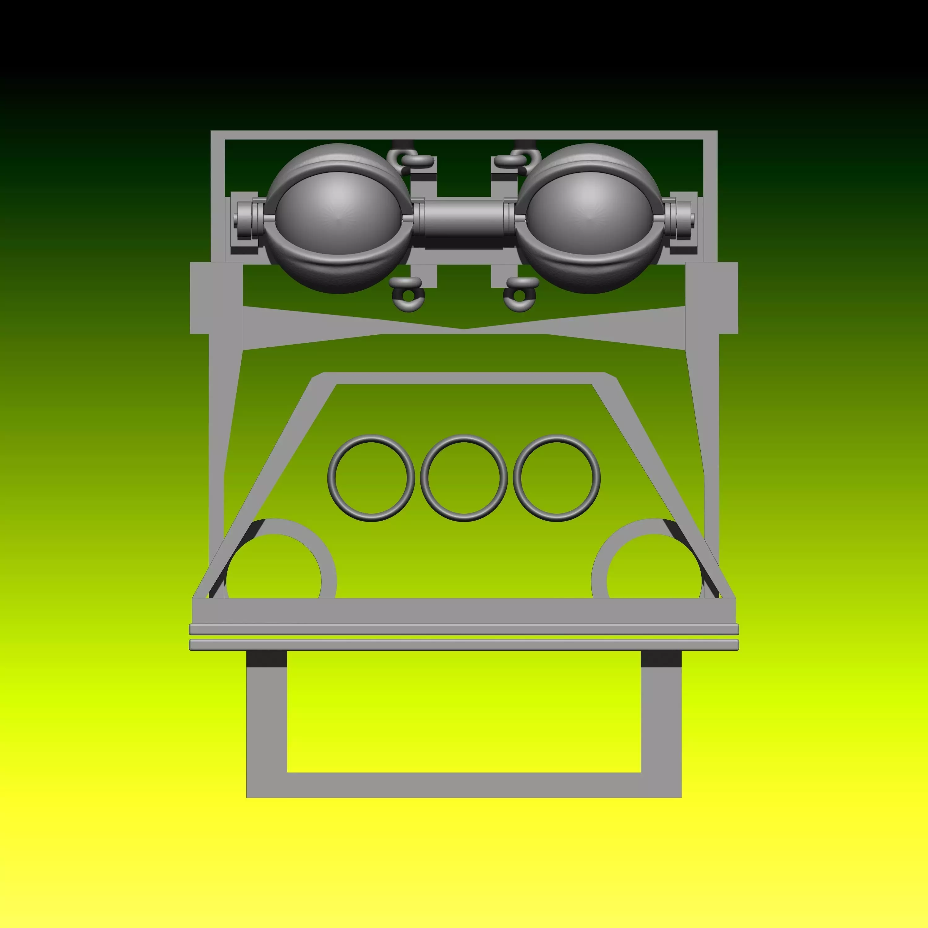 Mecanismo ojos de titere 002 Puppet eye mechanism 002 Free 3D print model