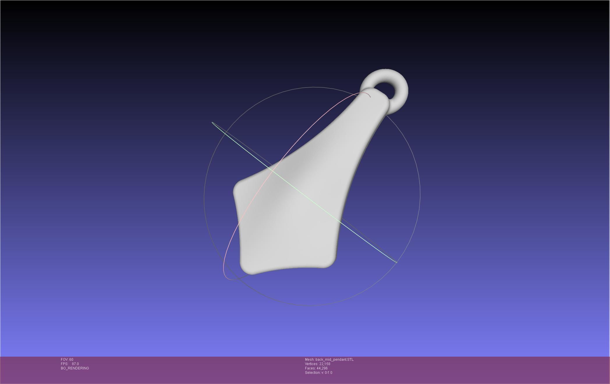 FFXIV Dancer Class Back Ornaments 3D print model_1