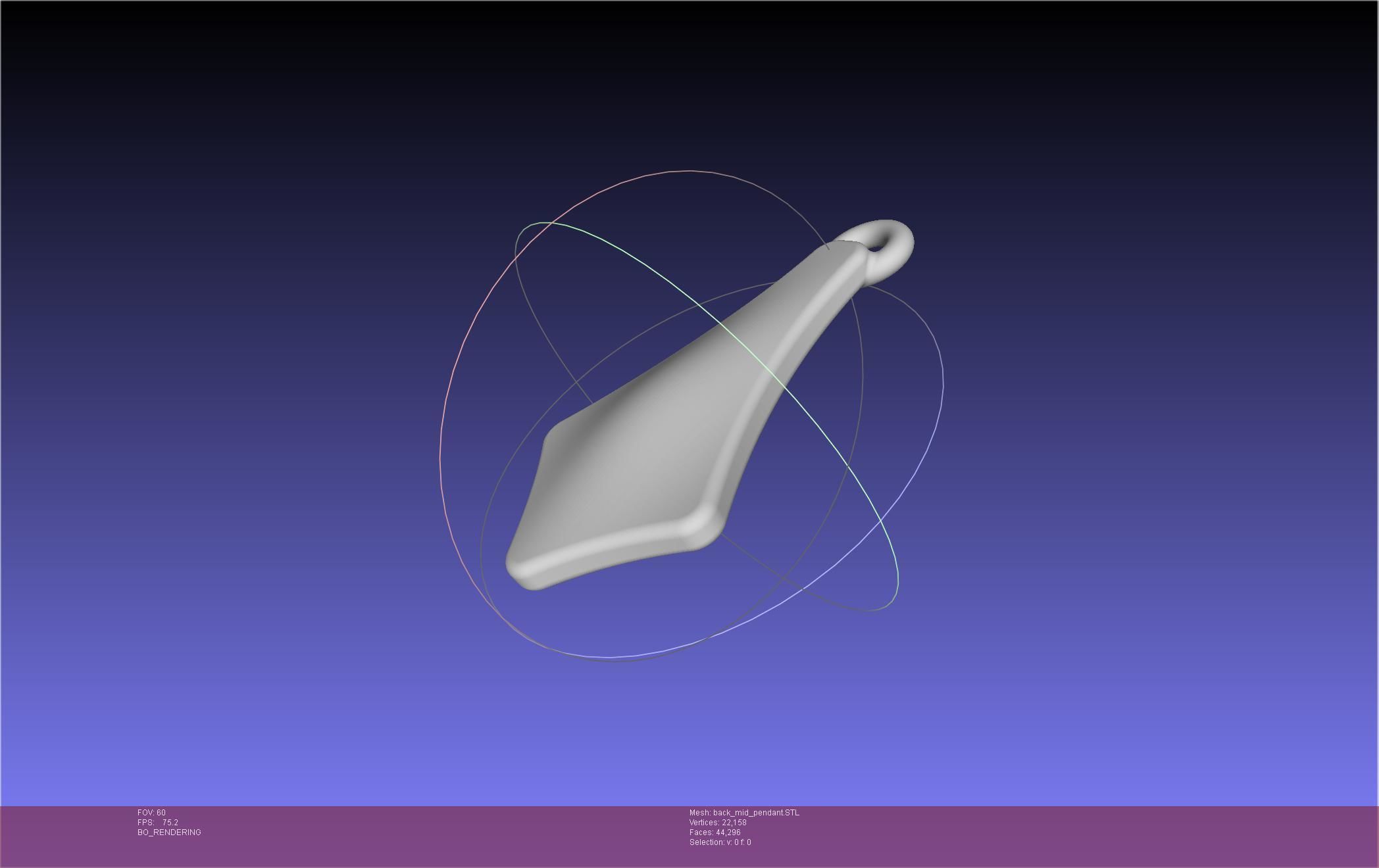 FFXIV Dancer Class Back Ornaments 3D print model_2