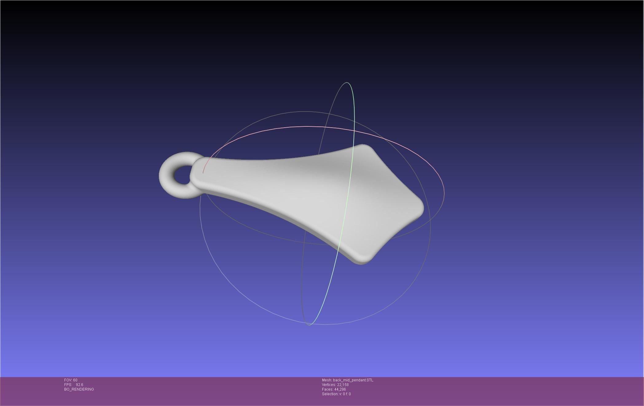 FFXIV Dancer Class Back Ornaments 3D print model_3