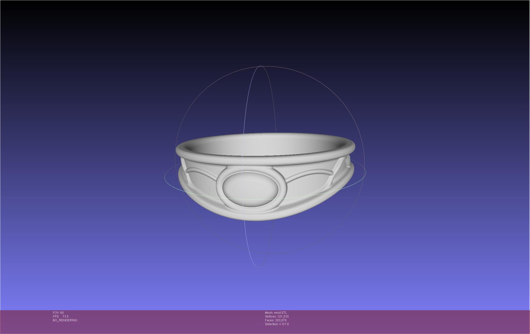 FFXIV Dancer Class Wrist Armband 3D print model_8