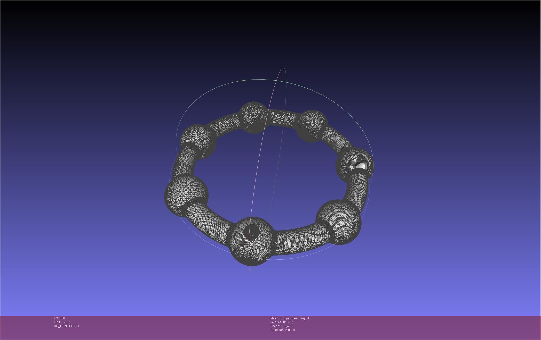 FFXIV Dancer Class Hip Ornaments 3D print model_23