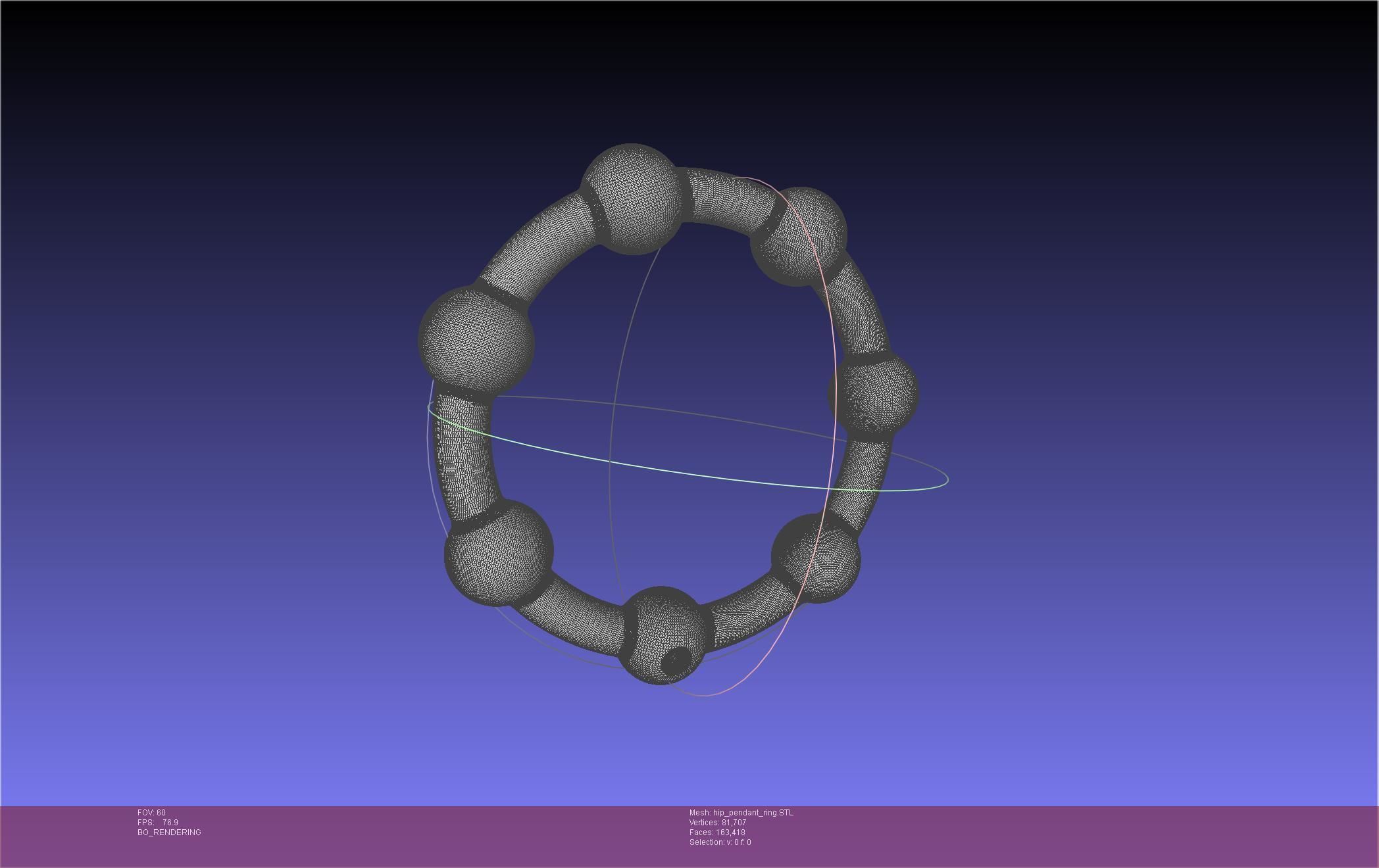 FFXIV Dancer Class Hip Ornaments 3D print model_22