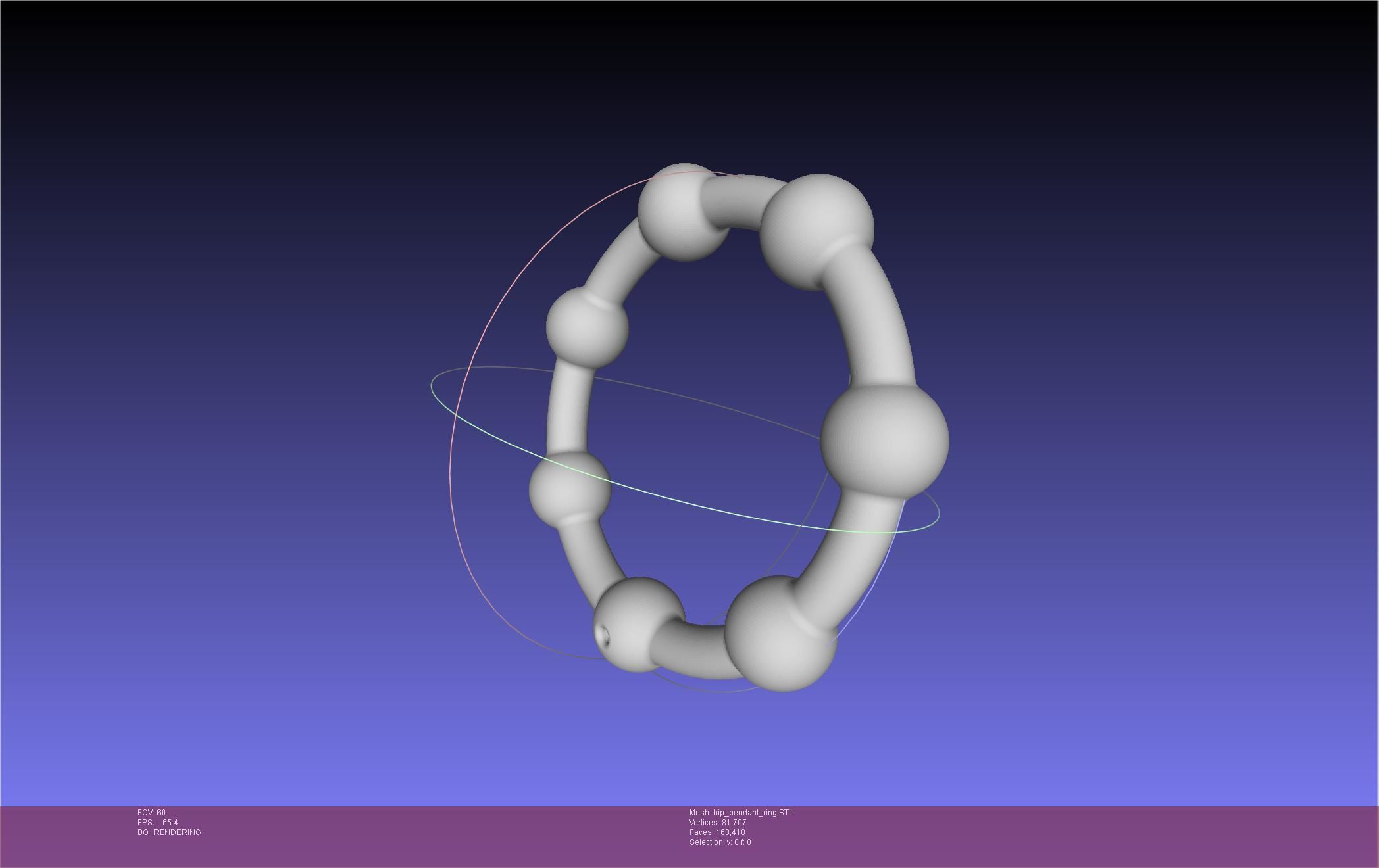 FFXIV Dancer Class Hip Ornaments 3D print model_18