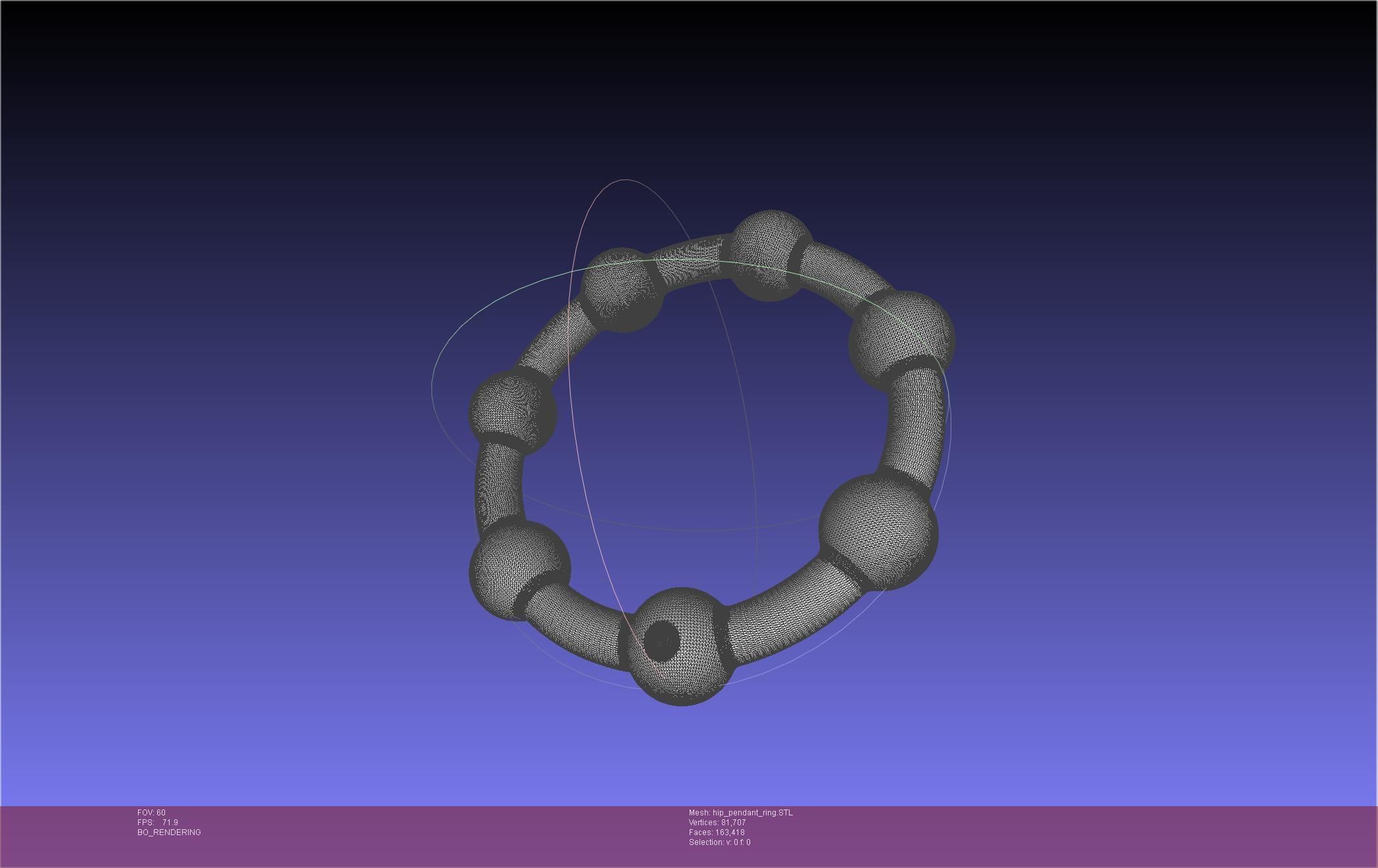 FFXIV Dancer Class Hip Ornaments 3D print model_20