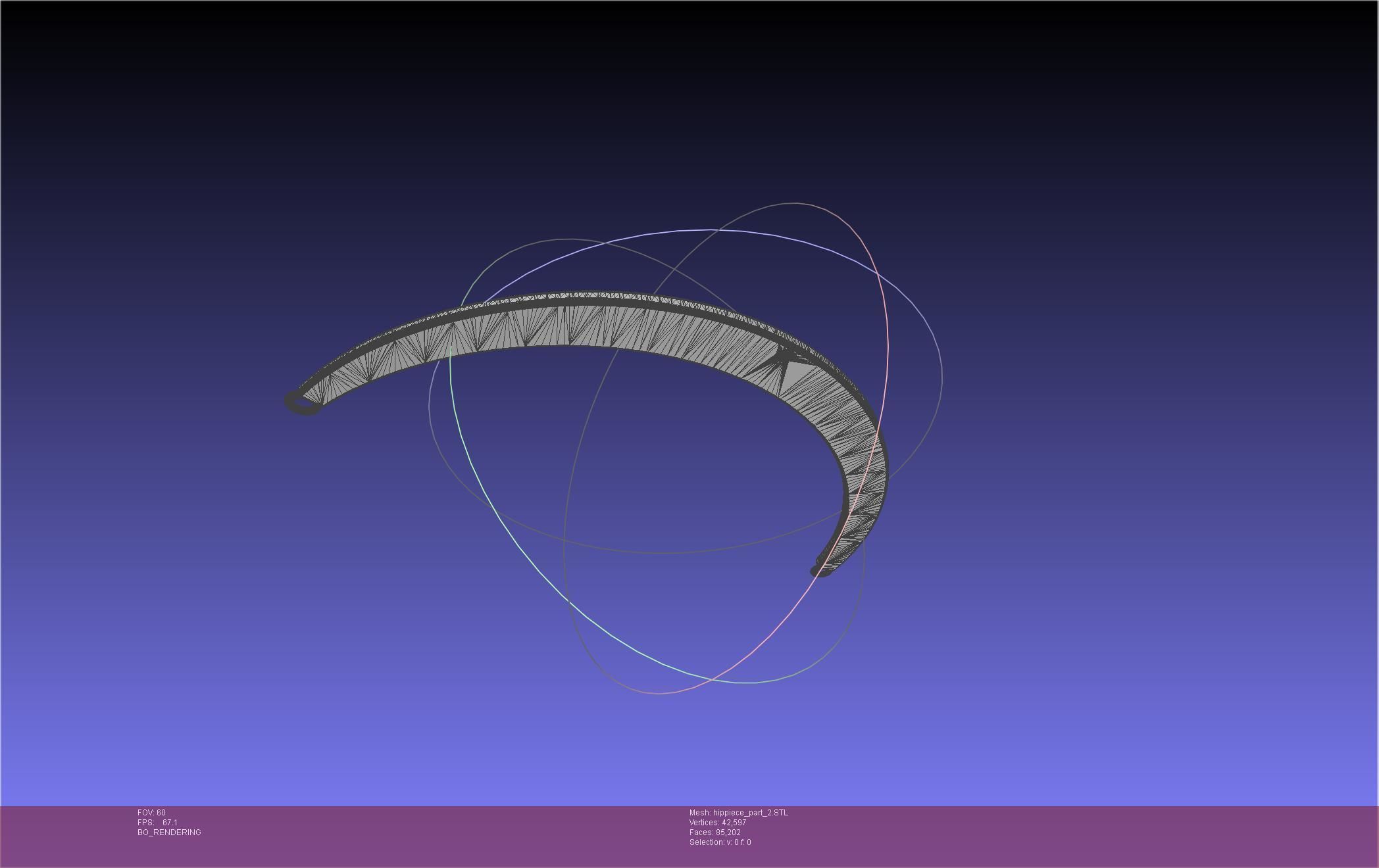 FFXIV Dancer Class Hip Arcs 3D print model_11