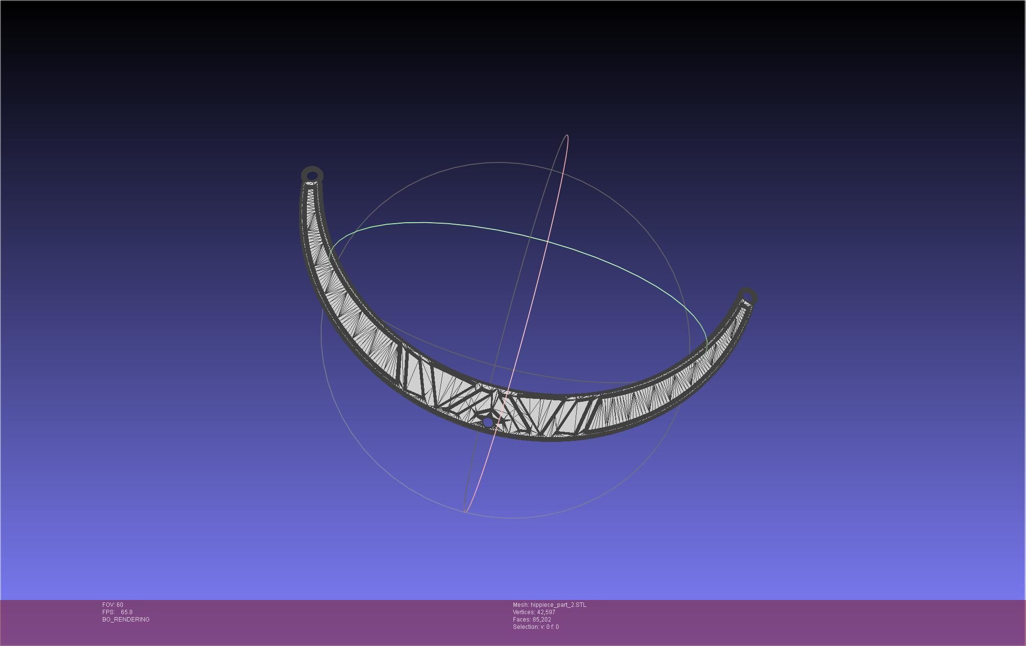 FFXIV Dancer Class Hip Arcs 3D print model_13