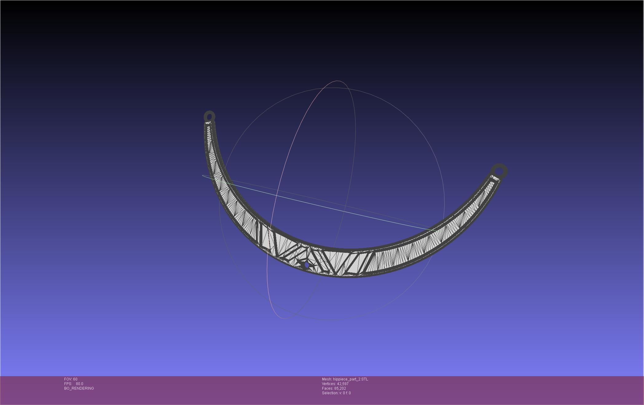 FFXIV Dancer Class Hip Arcs 3D print model_14