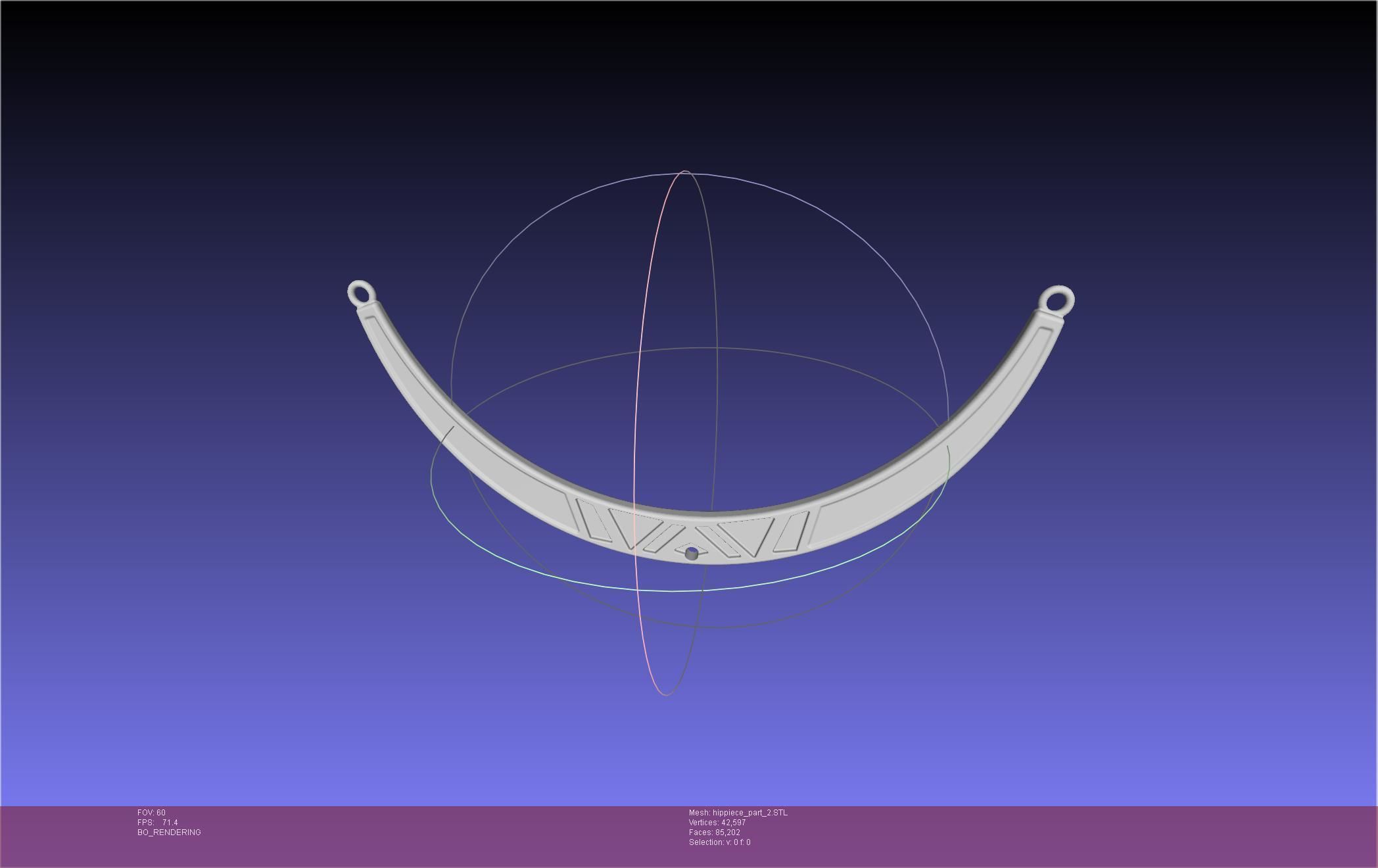 FFXIV Dancer Class Hip Arcs 3D print model_6