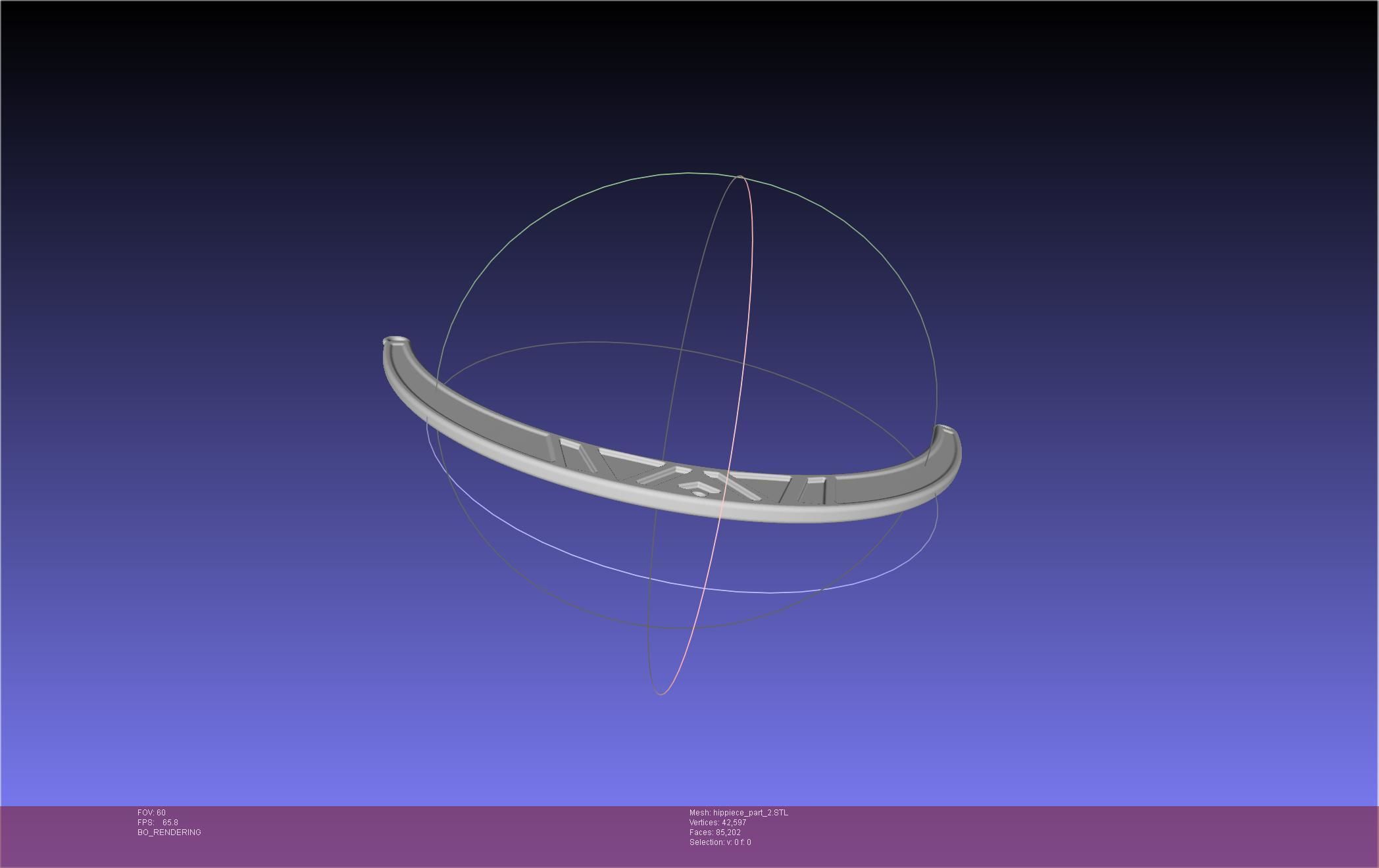 FFXIV Dancer Class Hip Arcs 3D print model_8