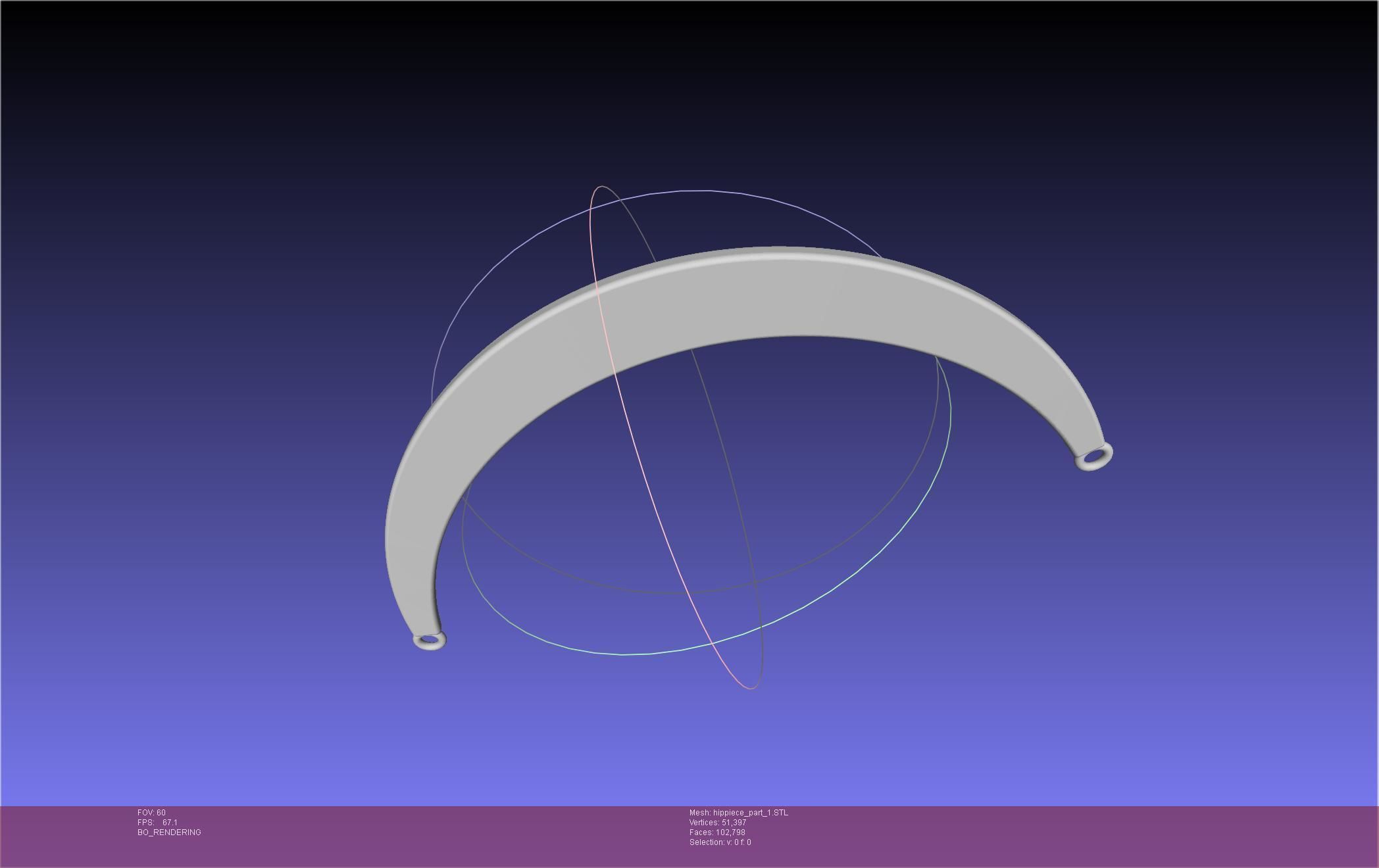 FFXIV Dancer Class Hip Arcs 3D print model_2