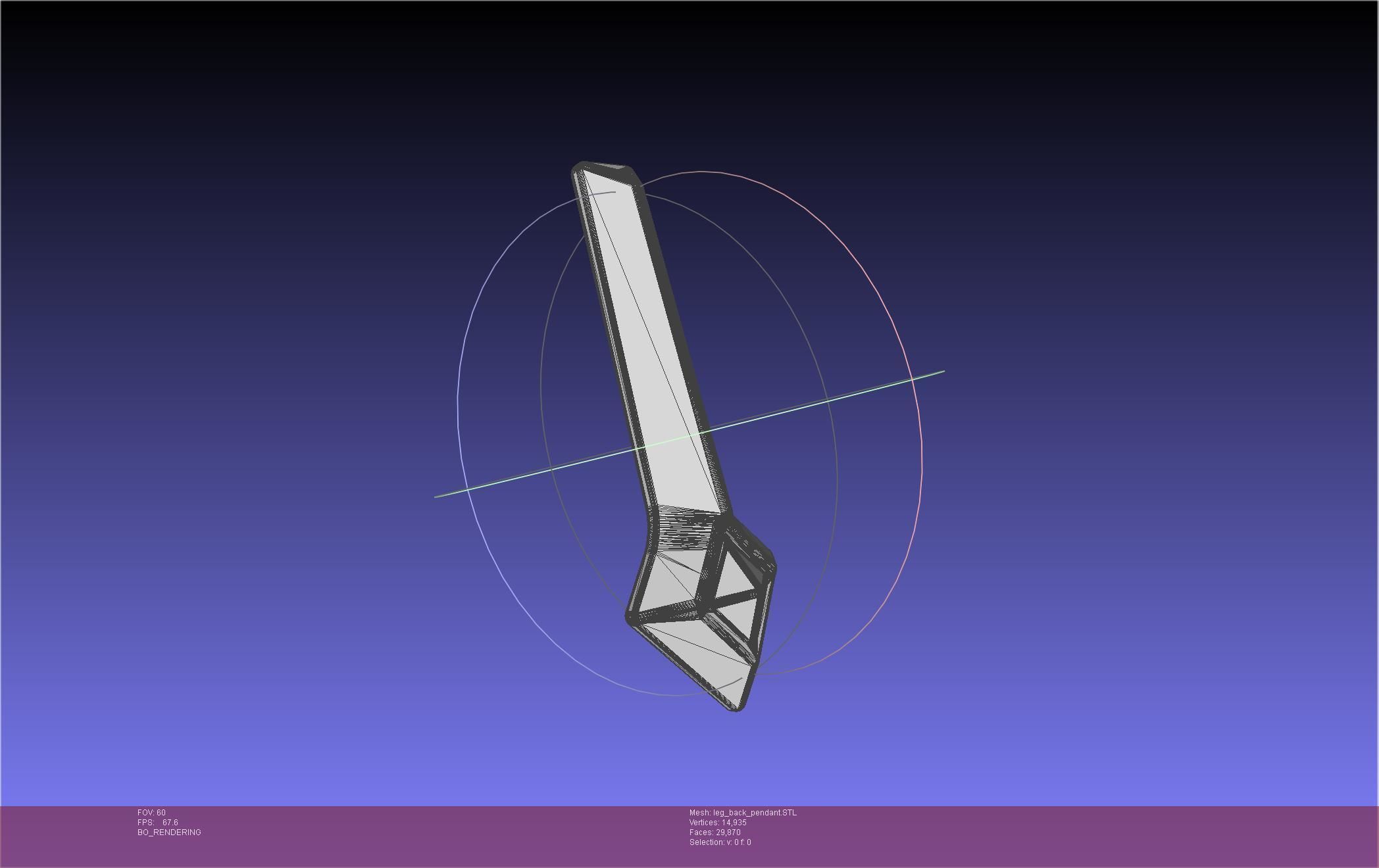 FFXIV Dancer Class Leg Ornaments 3D print model_65
