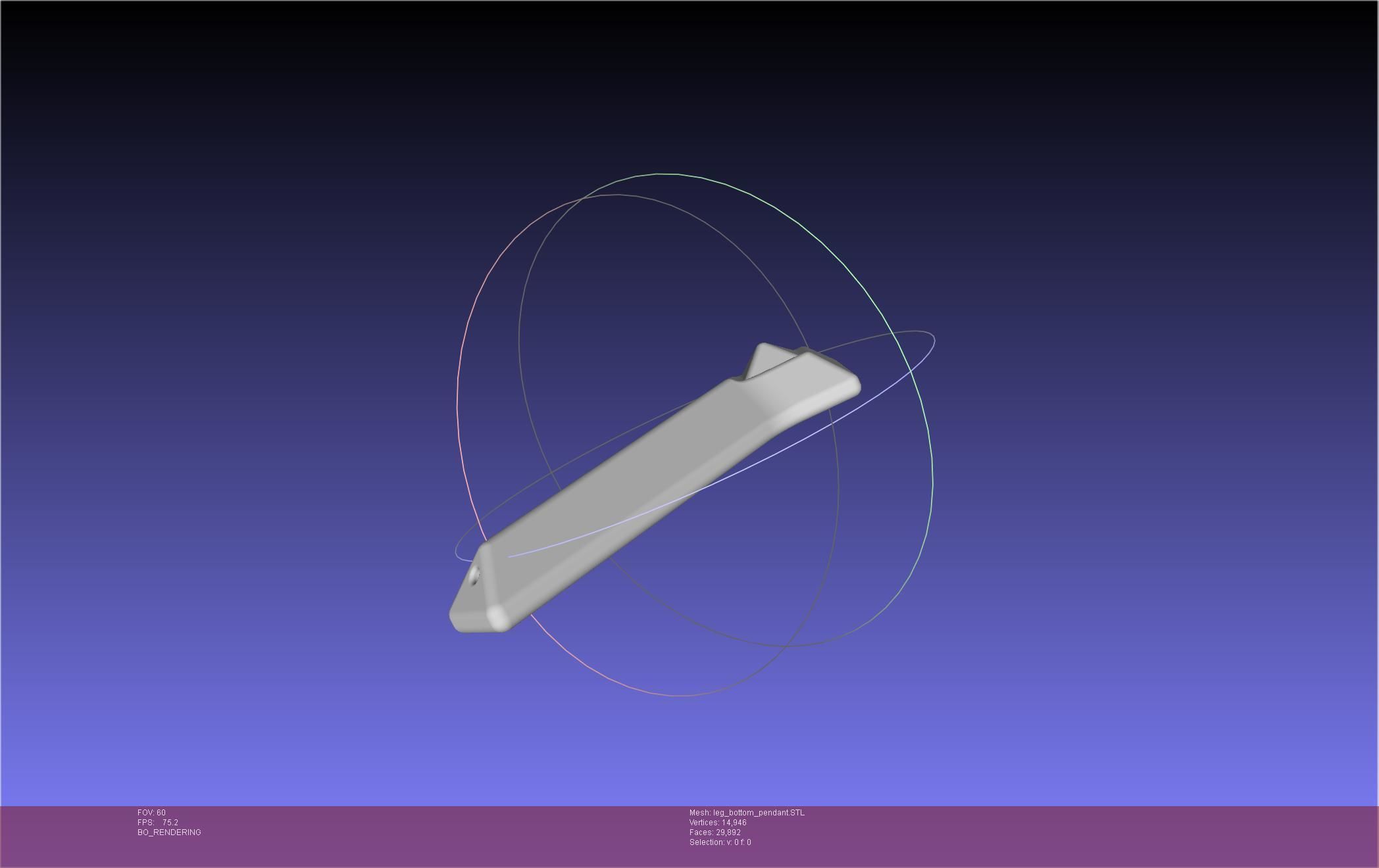 FFXIV Dancer Class Leg Ornaments 3D print model_56