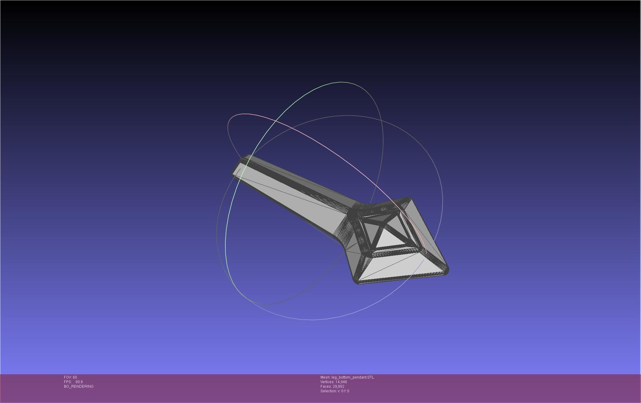 FFXIV Dancer Class Leg Ornaments 3D print model_59