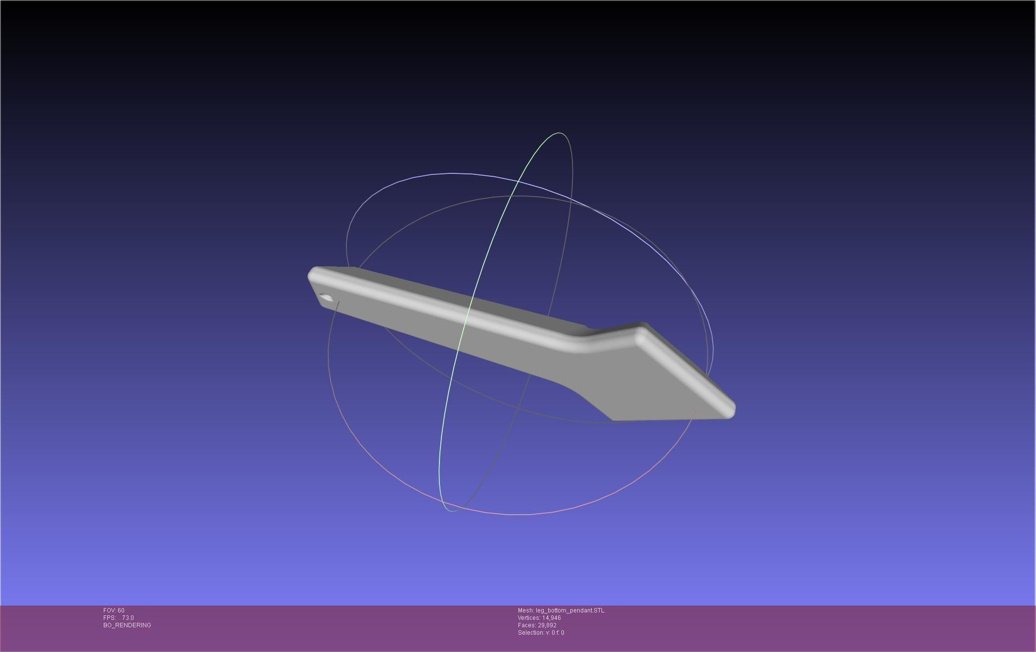 FFXIV Dancer Class Leg Ornaments 3D print model_54