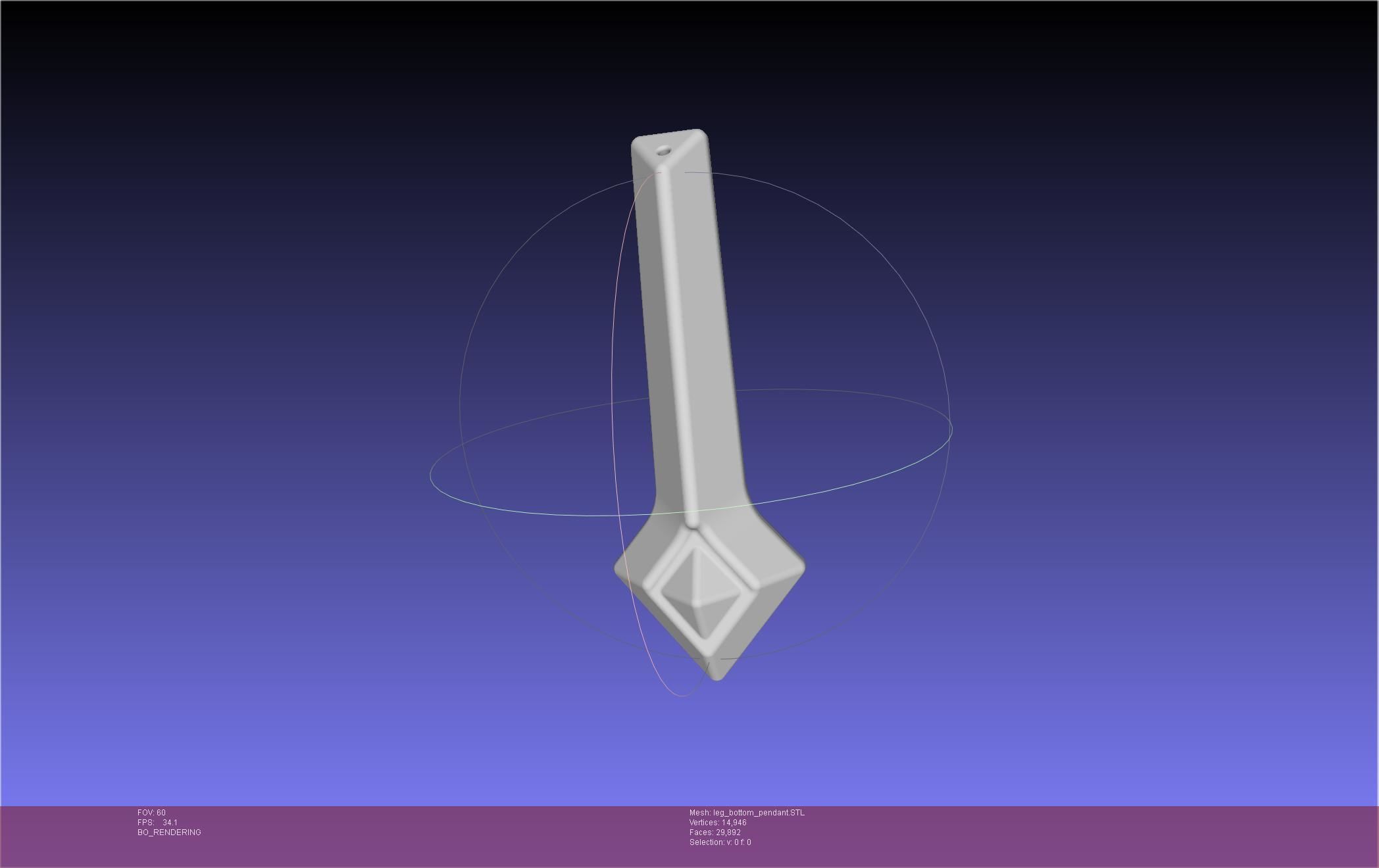 FFXIV Dancer Class Leg Ornaments 3D print model_52