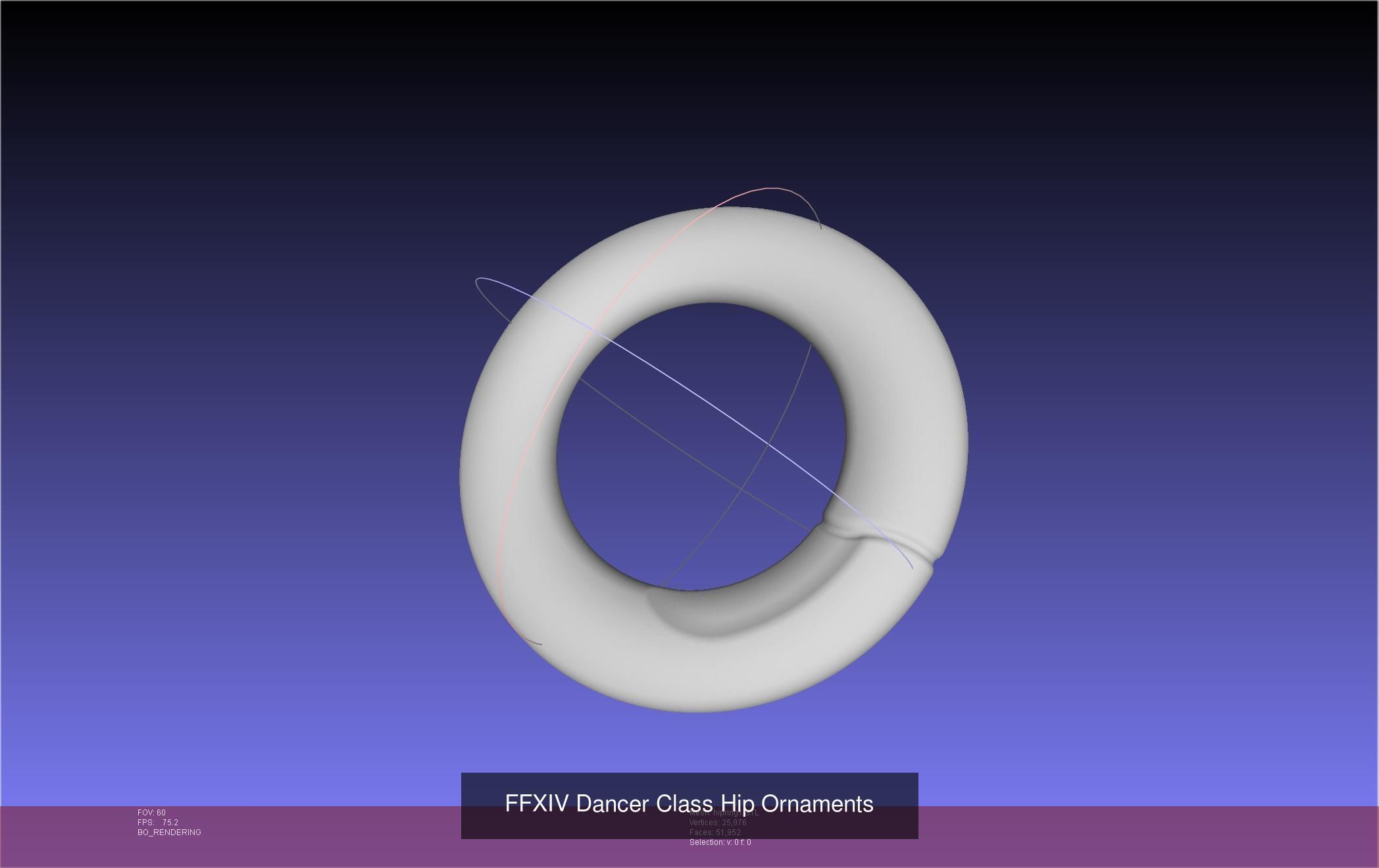 FFXIV Dancer Class Printable Models 3D Model Collection_10