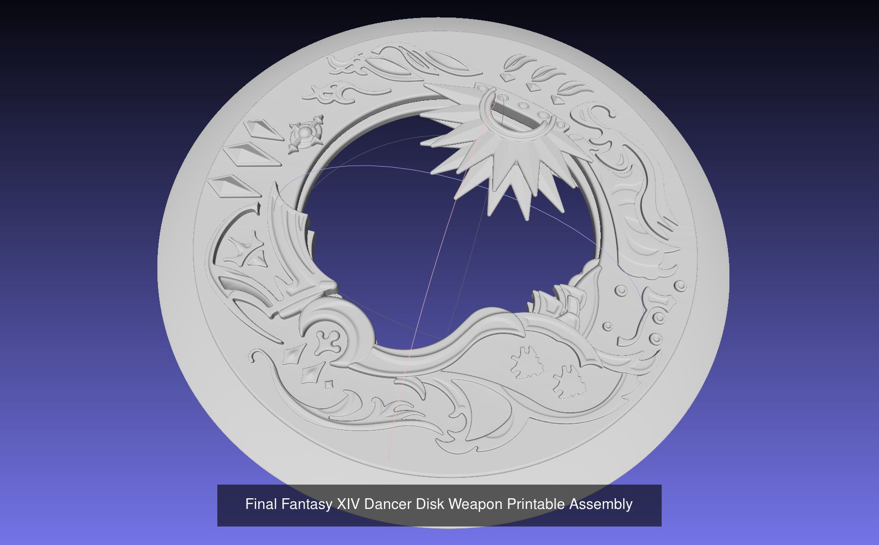 FFXIV Dancer Class Printable Models 3D Model Collection_1