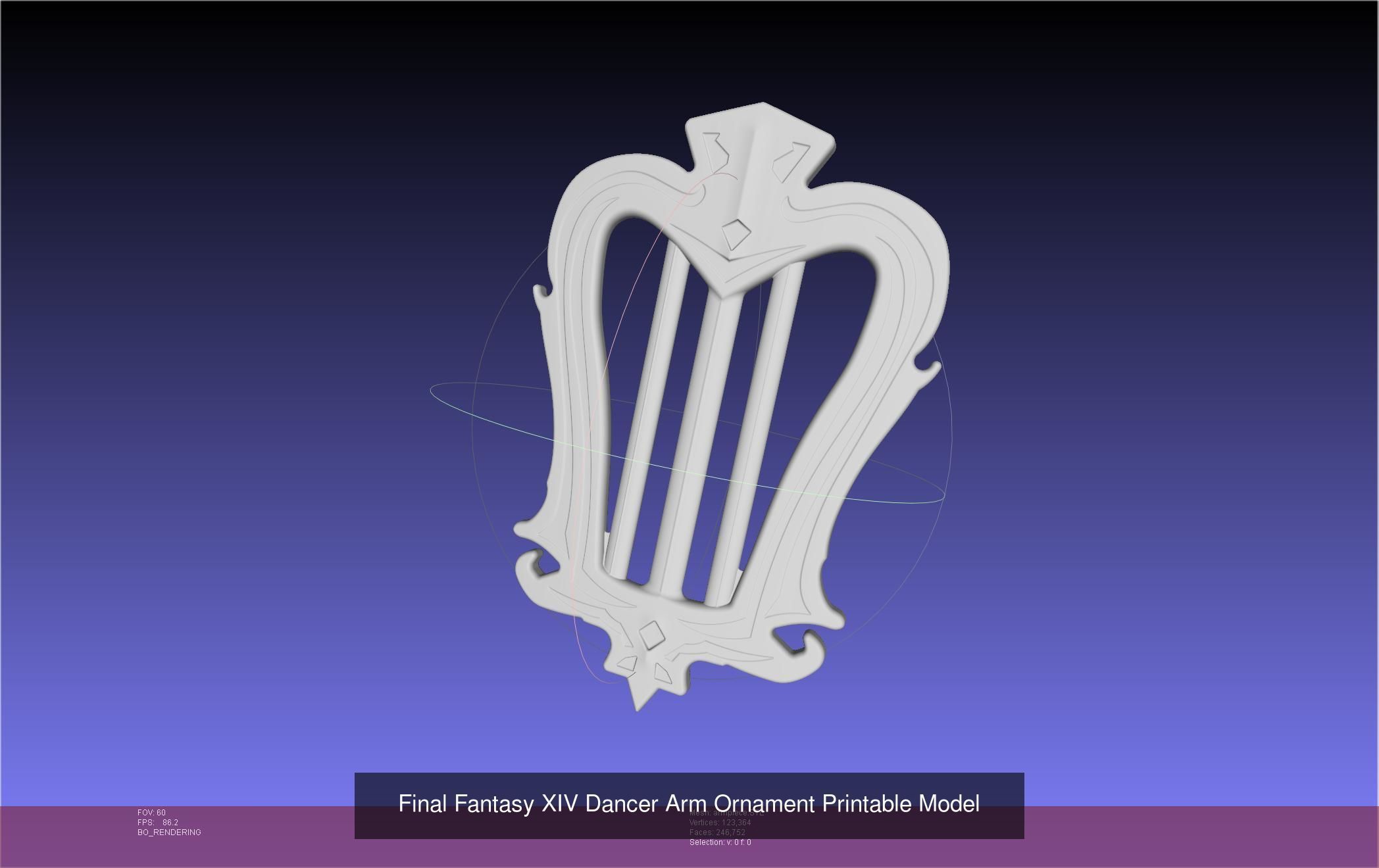 FFXIV Dancer Class Printable Models 3D Model Collection_2