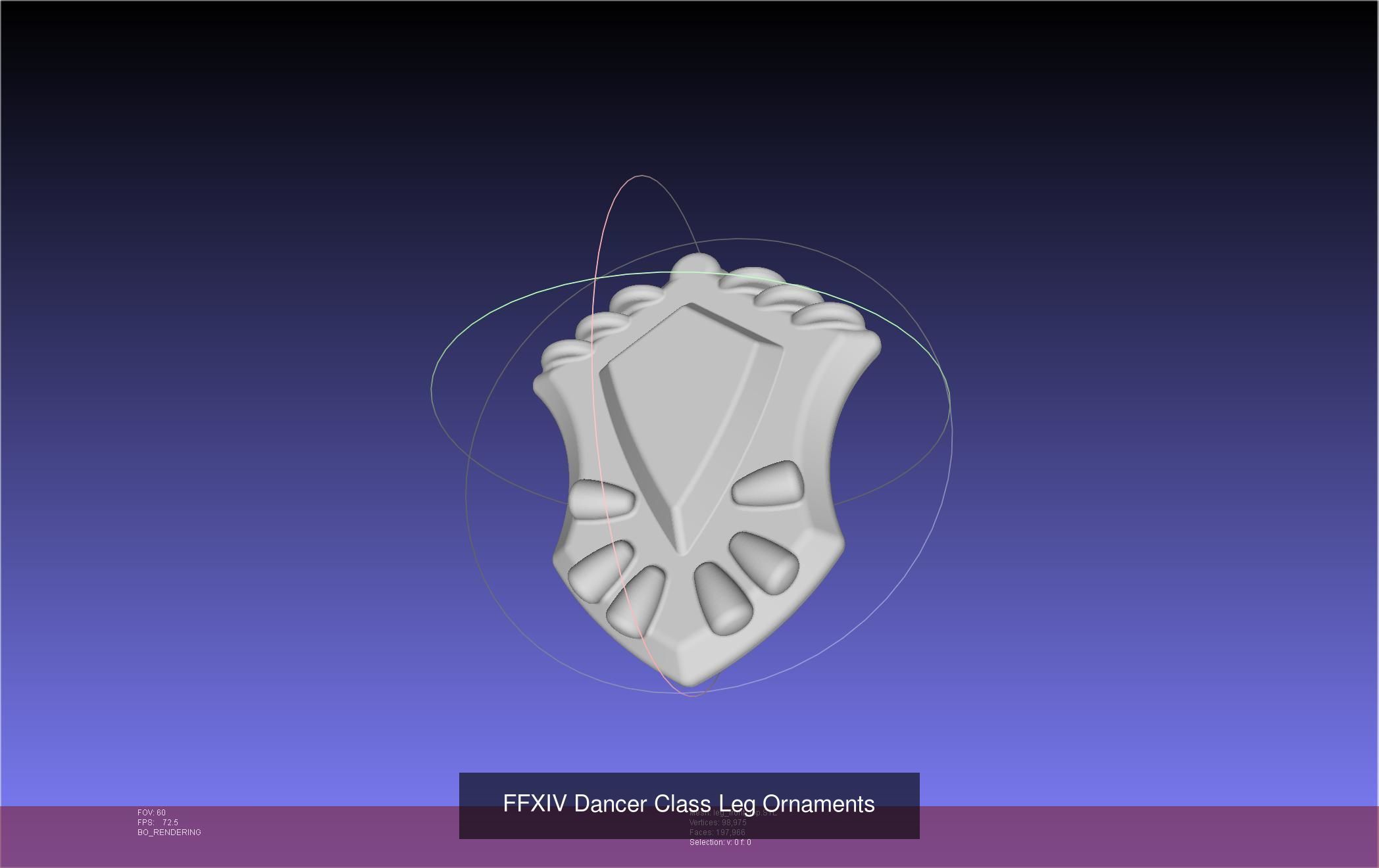 FFXIV Dancer Class Printable Models 3D Model Collection_12