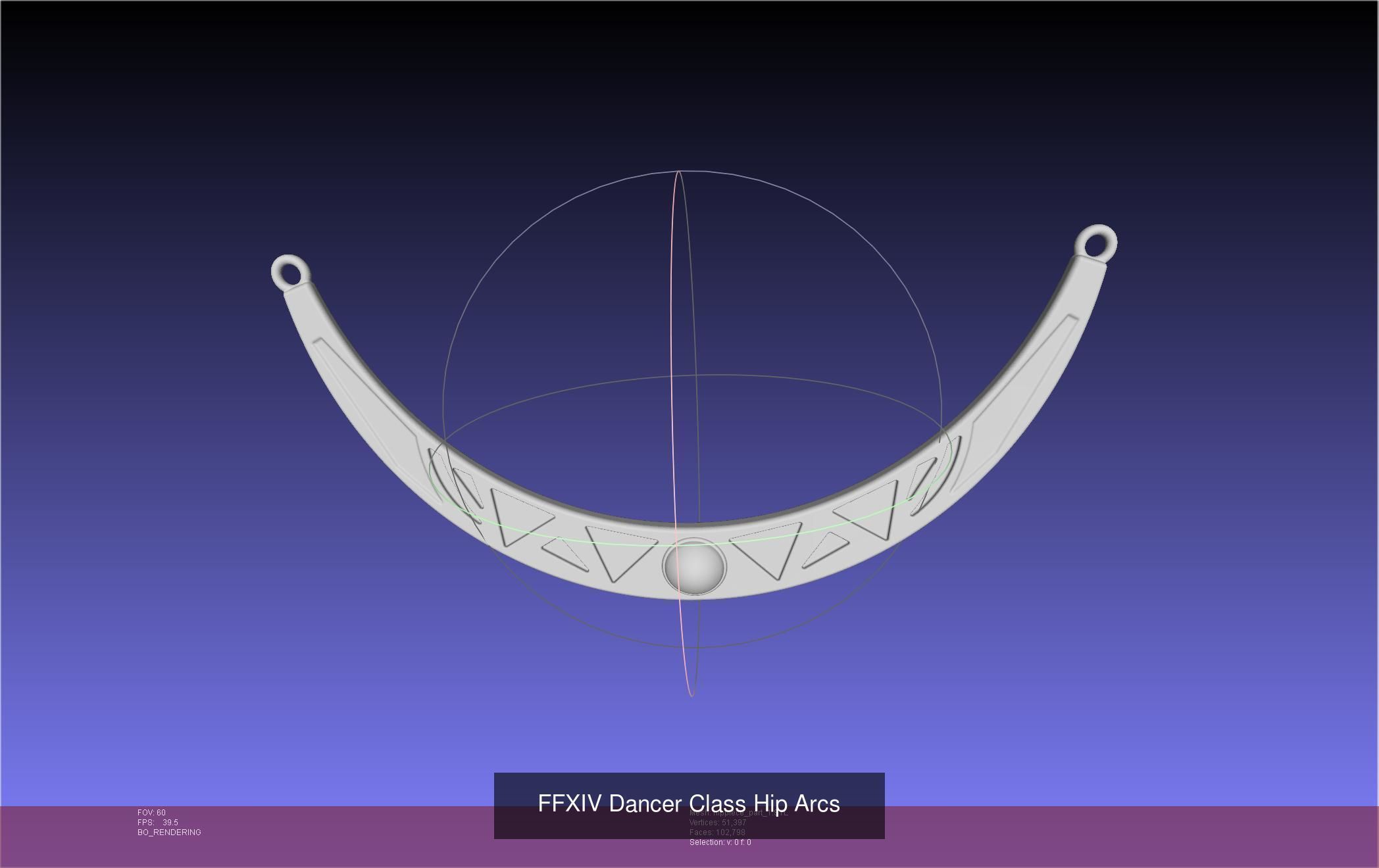 FFXIV Dancer Class Printable Models 3D Model Collection_11