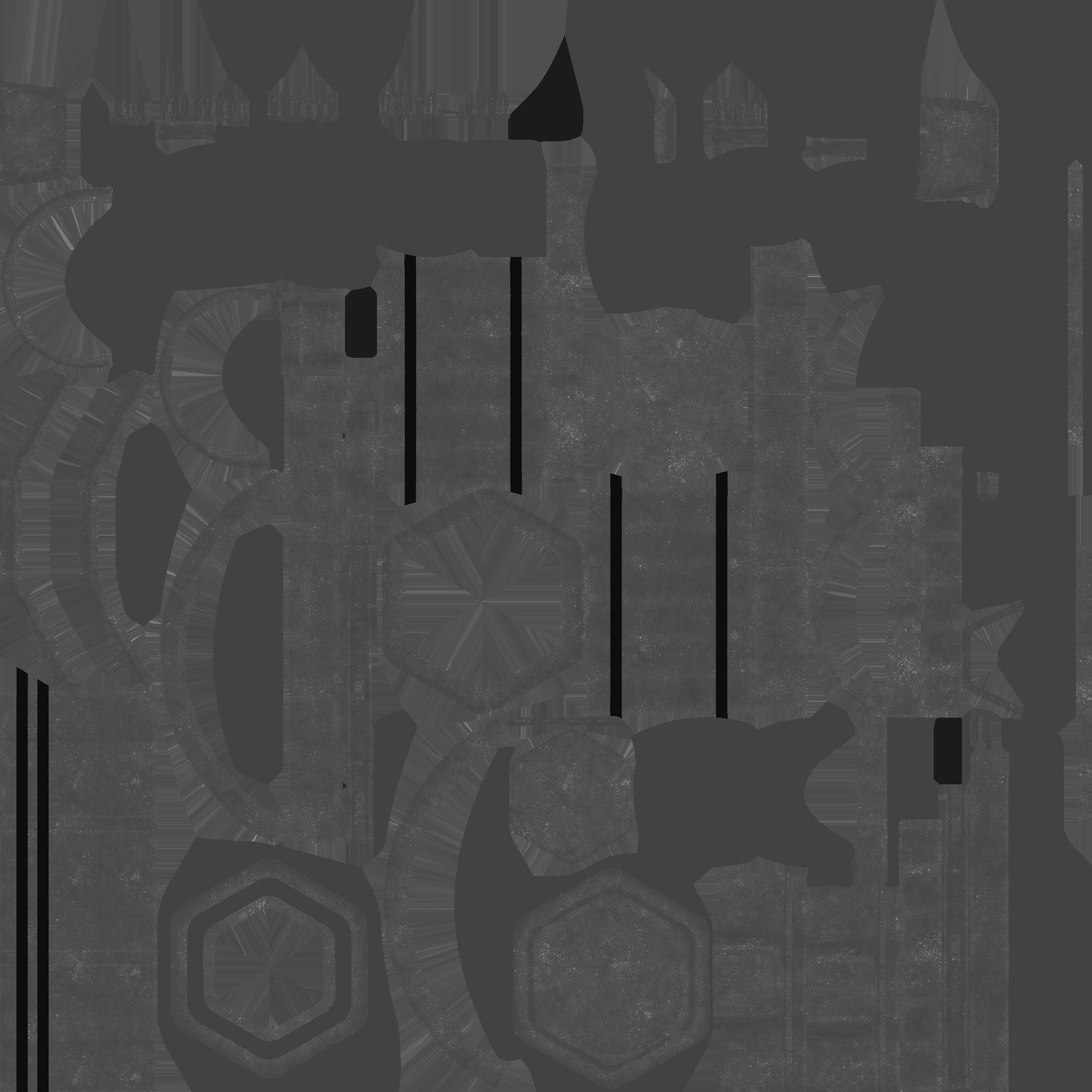 SciFi Facility A09 Dark Metal - Sci Fi Exterior Design Low-poly 3D model_24