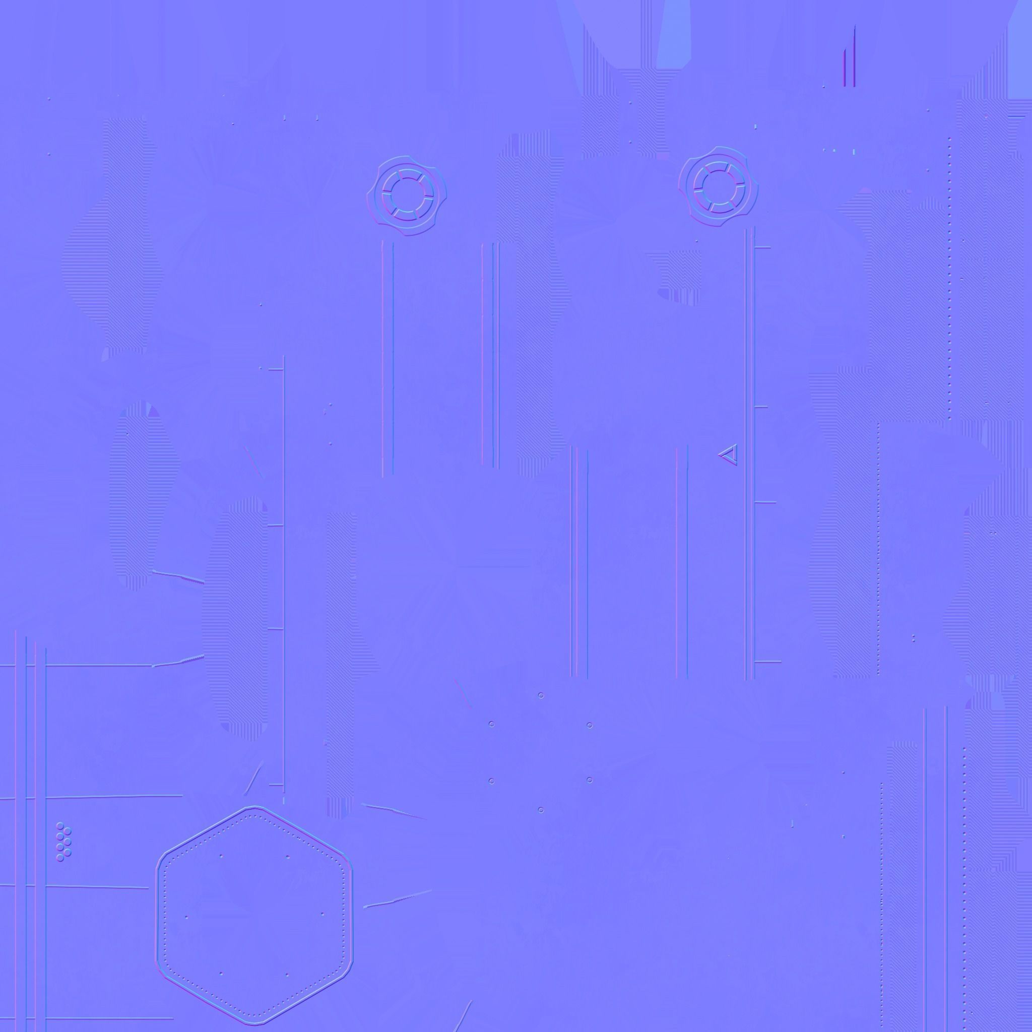 SciFi Facility A09 Dark Metal - Sci Fi Exterior Design Low-poly 3D model_23