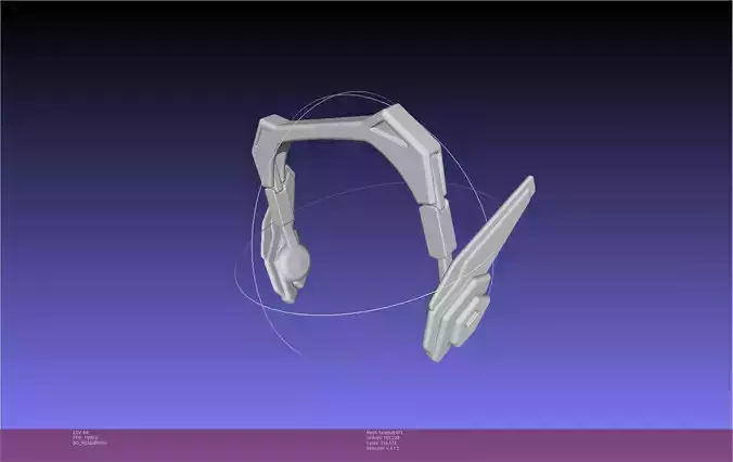 Overwatch 2 Version DVa Headset Printable Model 3D print model