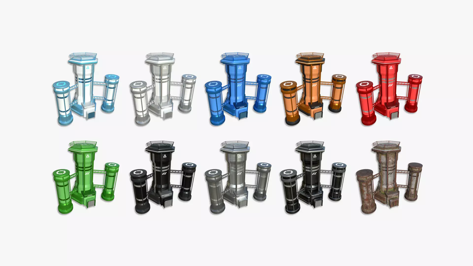 10 SciFi Facility A Collection - Sci Fi Exterior Design _0