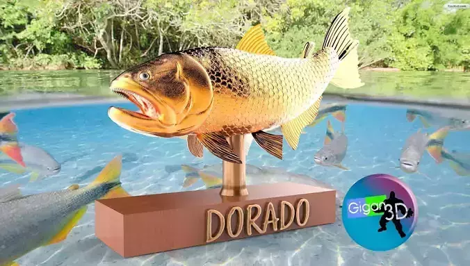 GOLDEN FISH 3D print model