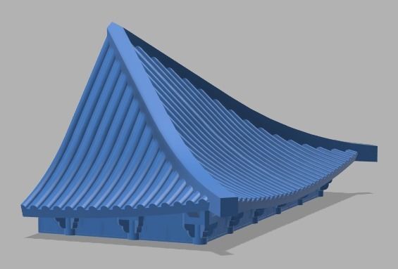 Chinese Temple 3D print model_5