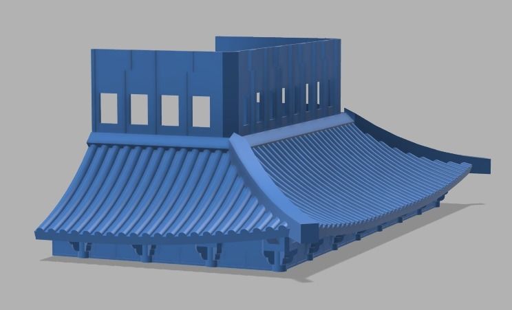 Chinese Temple 3D print model_4