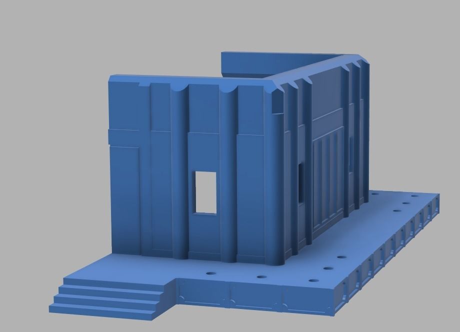 Chinese Temple 3D print model_1