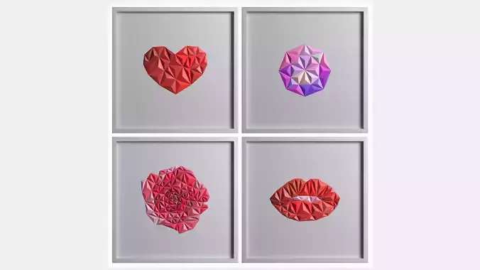 Paper ArtWork 13 3D model