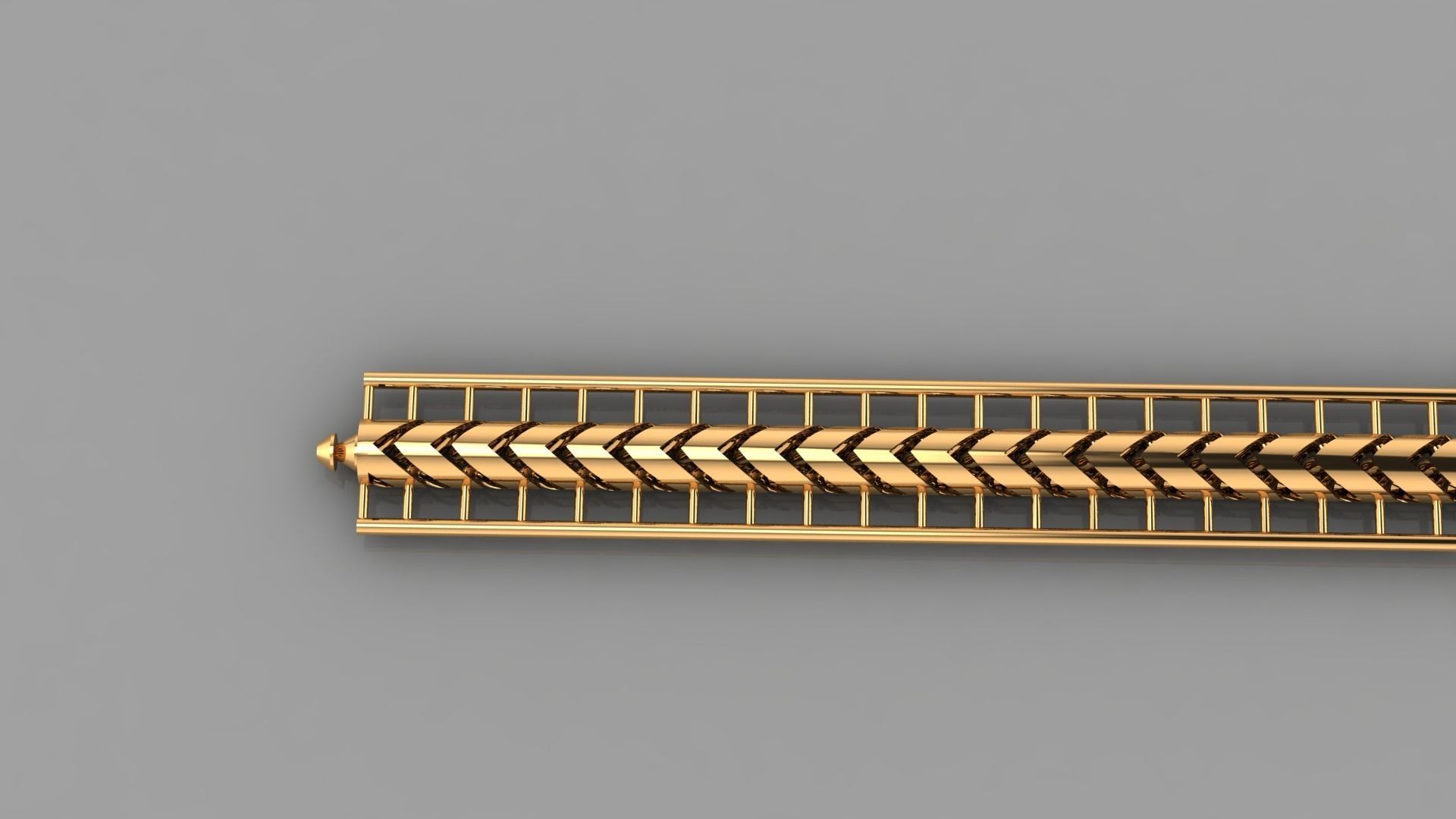 cuban chain luxury  3D print model_2