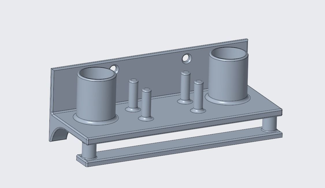 ULTRASONIC TOOTHBRUSH HOLDER 3D print model_1