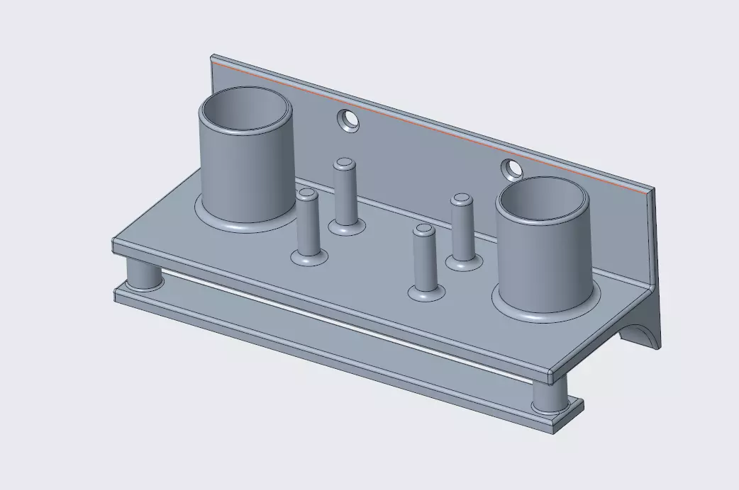 ULTRASONIC TOOTHBRUSH HOLDER 3D print model_0