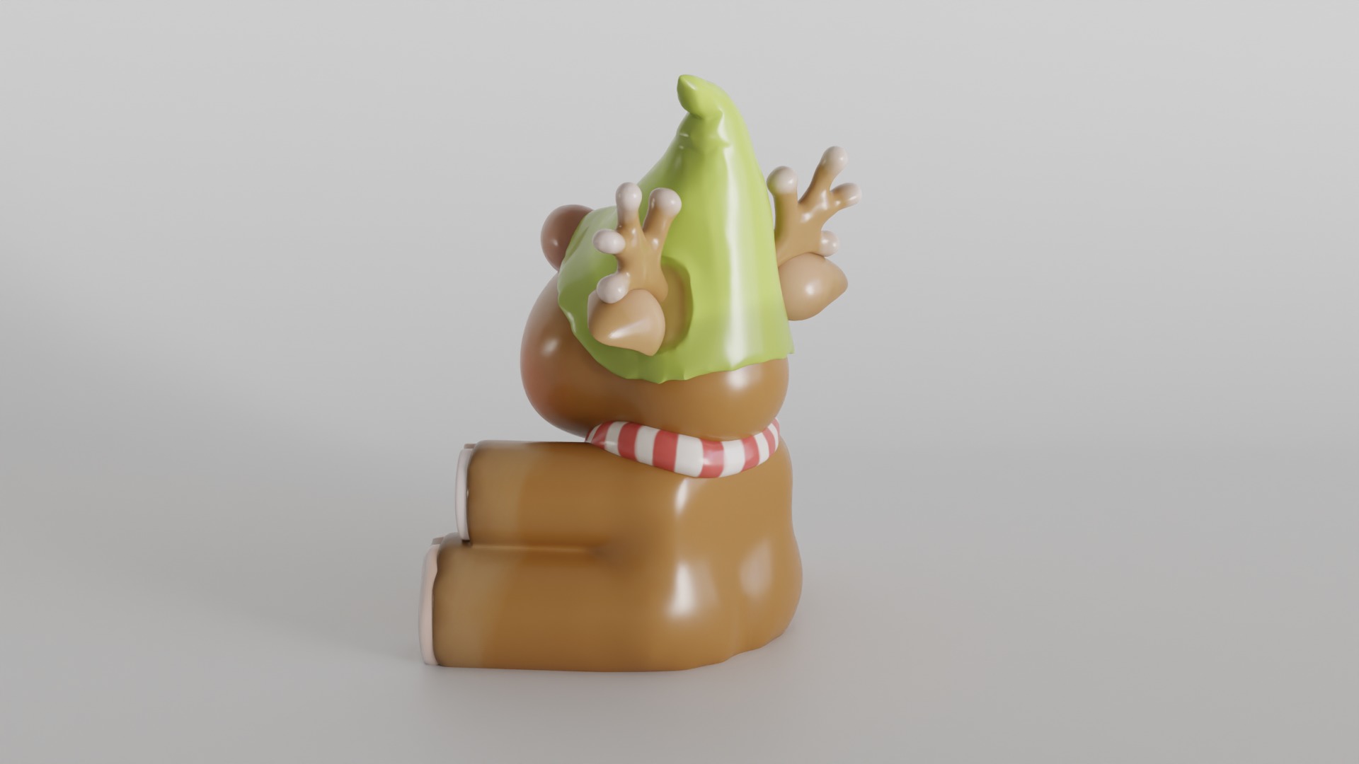 Adorable Christmas Reindeer 3D print model_2