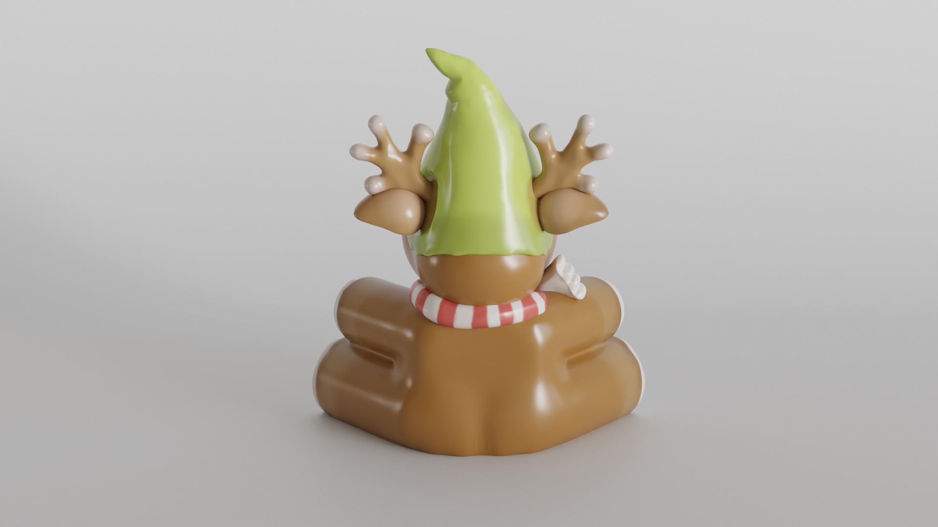 Adorable Christmas Reindeer 3D print model_1