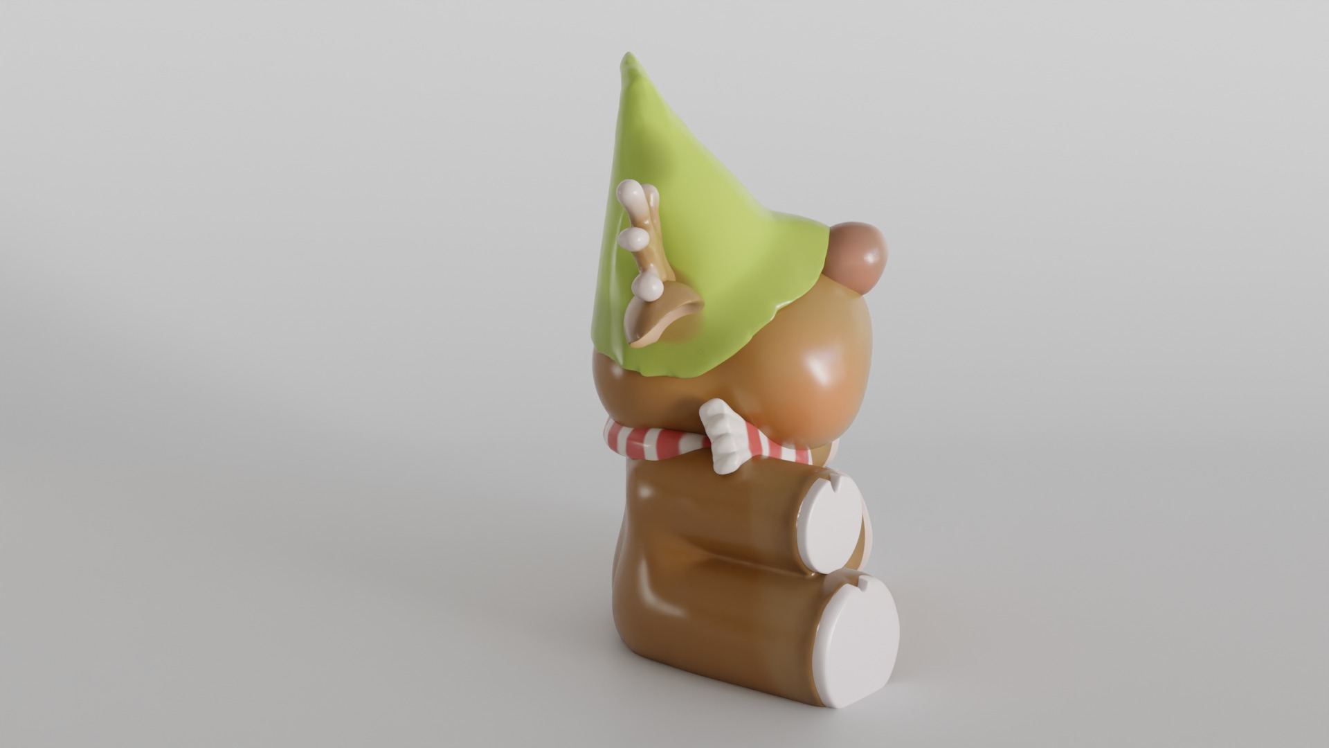 Adorable Christmas Reindeer 3D print model_3