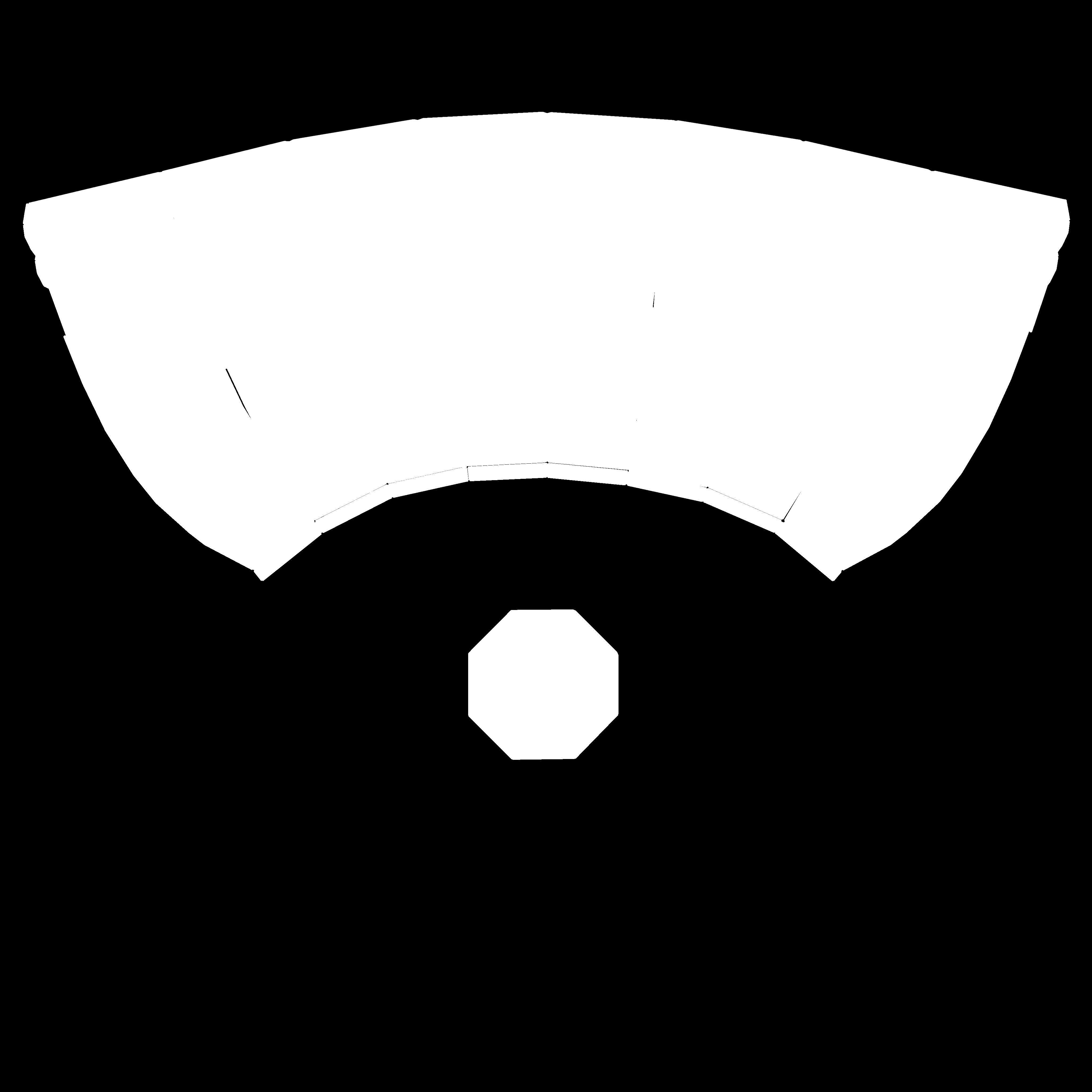 Decorative Porcelain Vase Low-poly 3D model_9