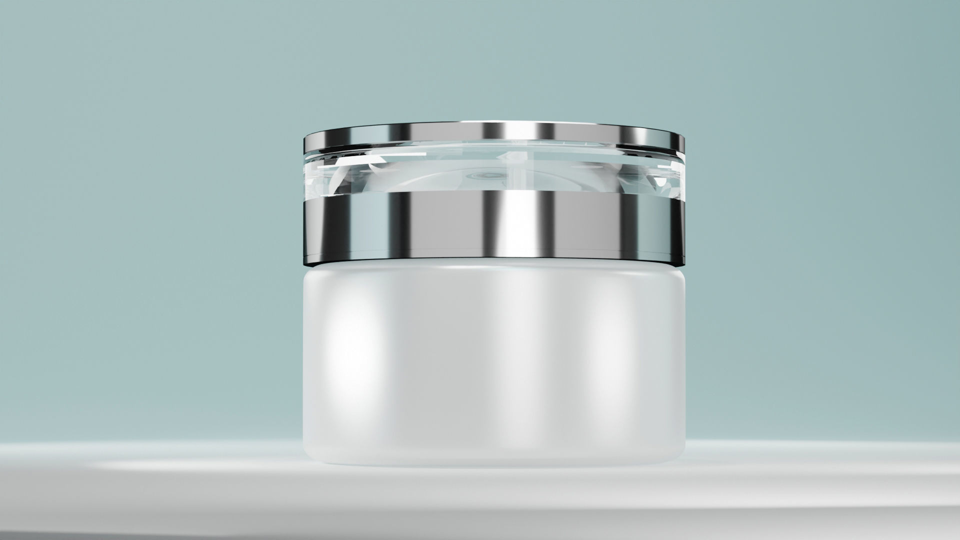 Cream jar and Cream 3D Model Free 3D model_14