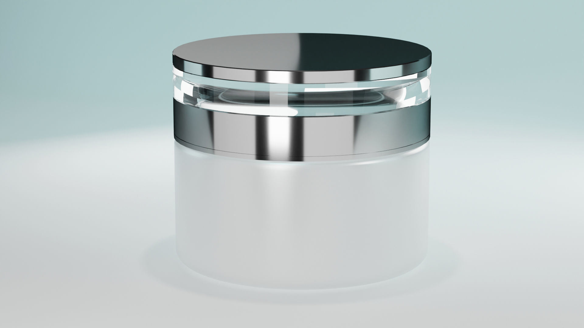 Cream jar and Cream 3D Model Free 3D model_15