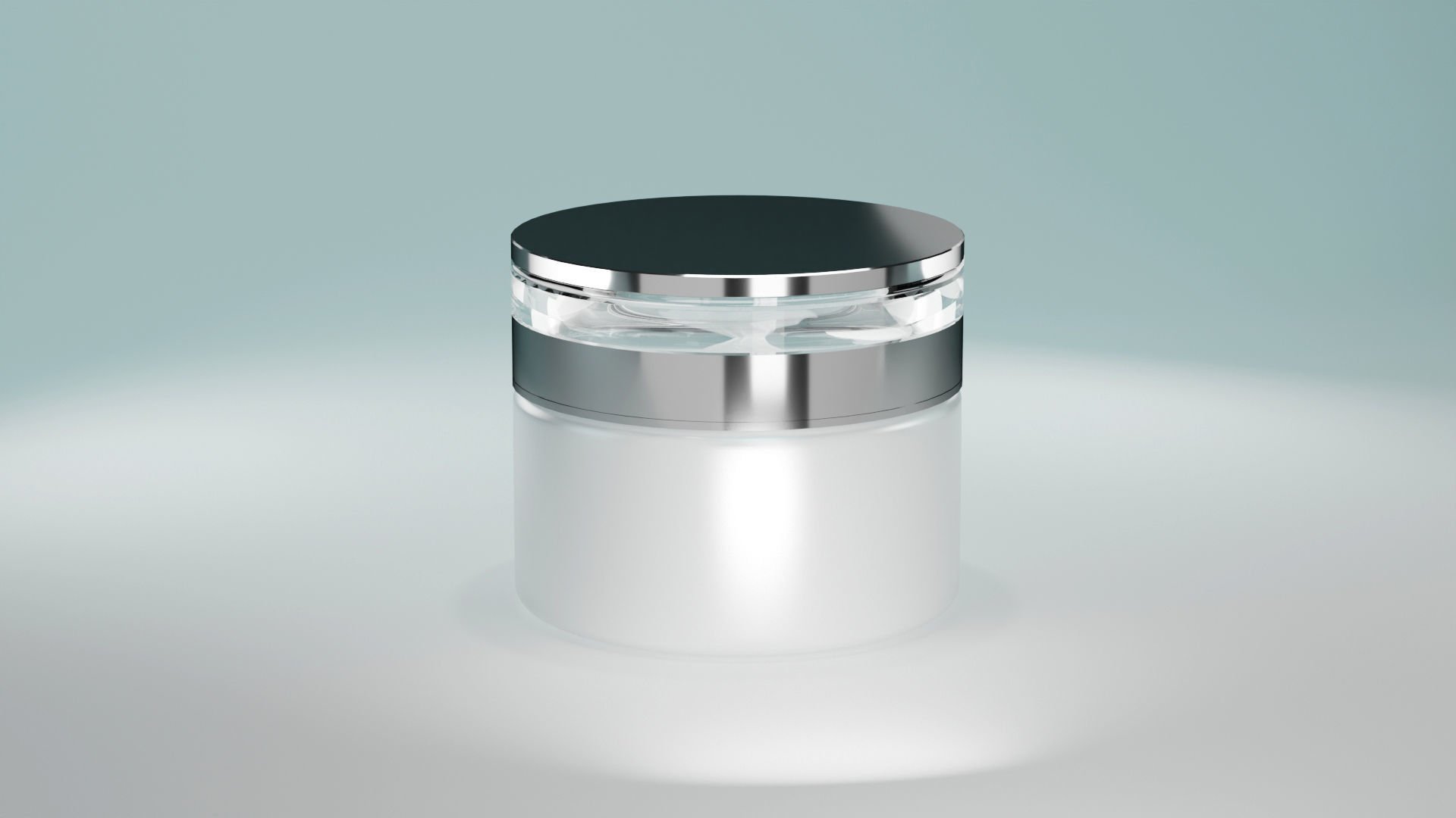 Cream jar and Cream 3D Model Free 3D model_6