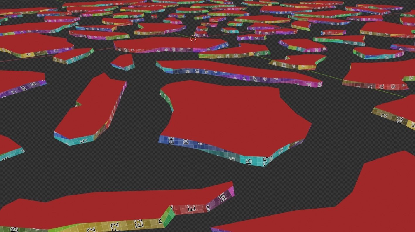 Broken Glass Debris - Large 3D model_14