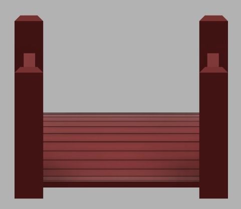 Wooden Bridge Free 3D print model_2